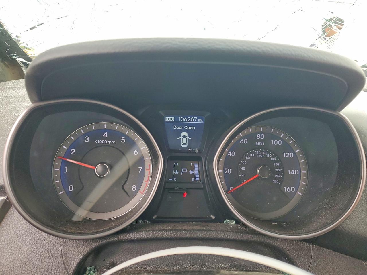 2014 Hyundai Elantra Gt Base Gray vin: KMHD35LH2EU173344