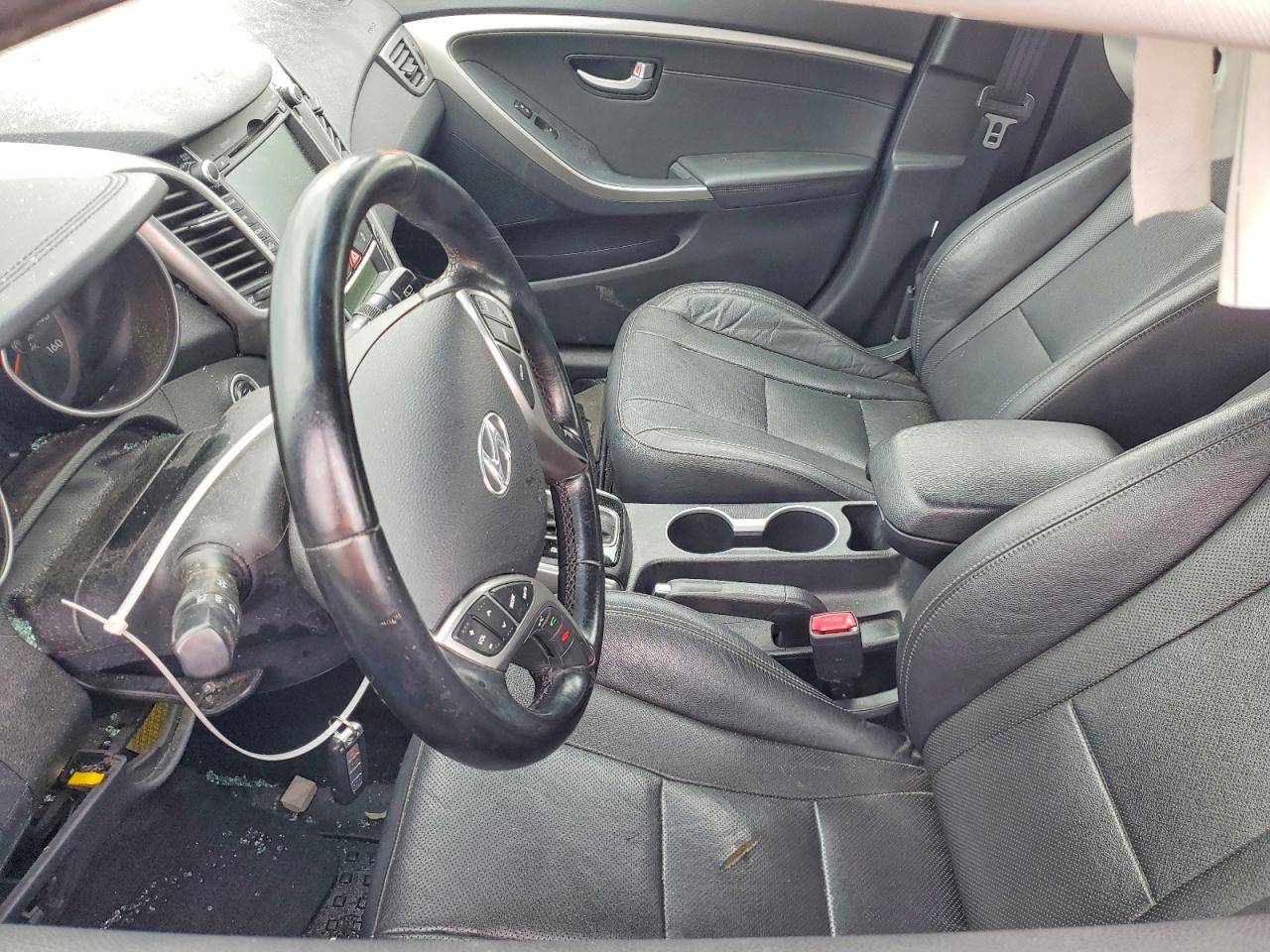 2014 Hyundai Elantra Gt Base Gray vin: KMHD35LH2EU173344