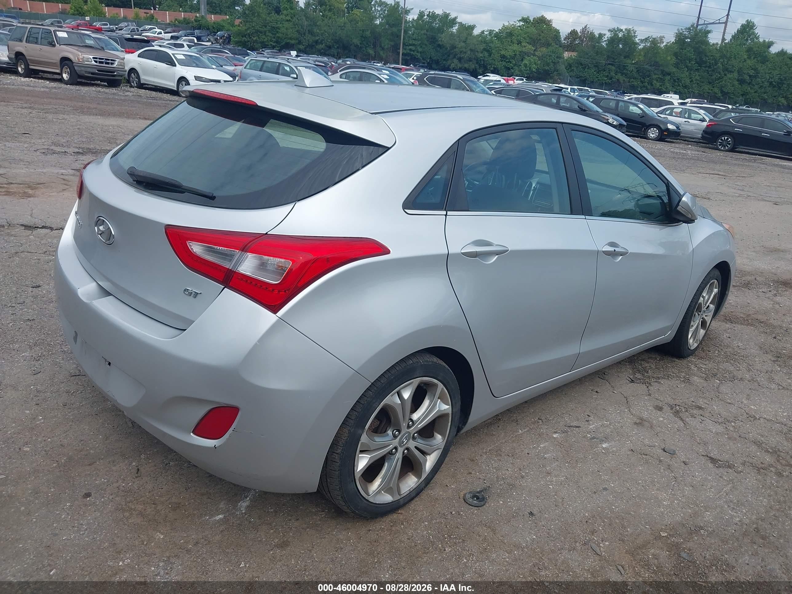 2014 Hyundai Elantra Gt   Silver vin: KMHD35LH2EU219335