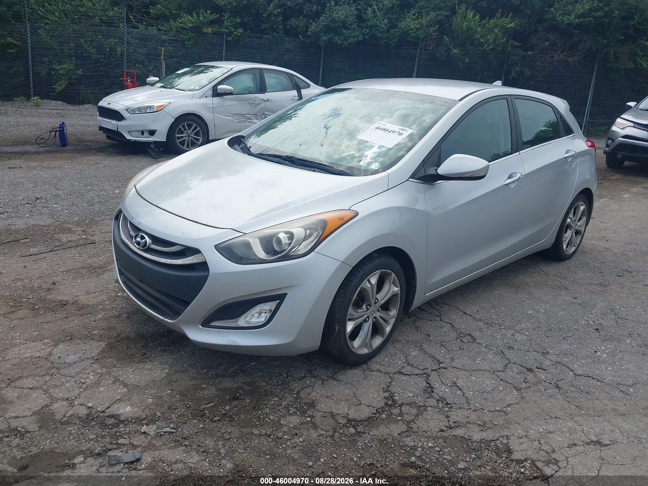 2014 Hyundai Elantra Gt   Silver vin: KMHD35LH2EU219335