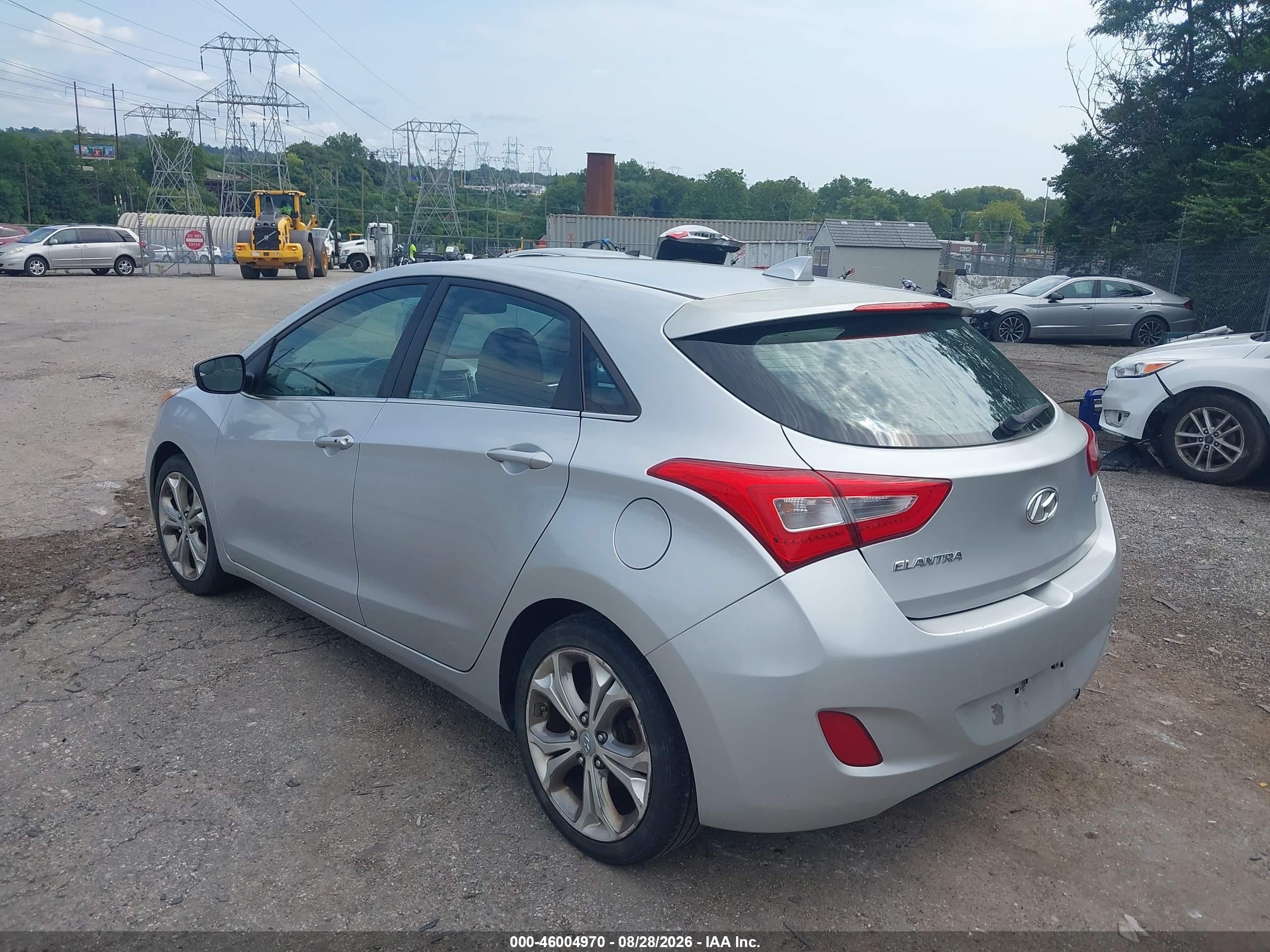 2014 Hyundai Elantra Gt   Silver vin: KMHD35LH2EU219335