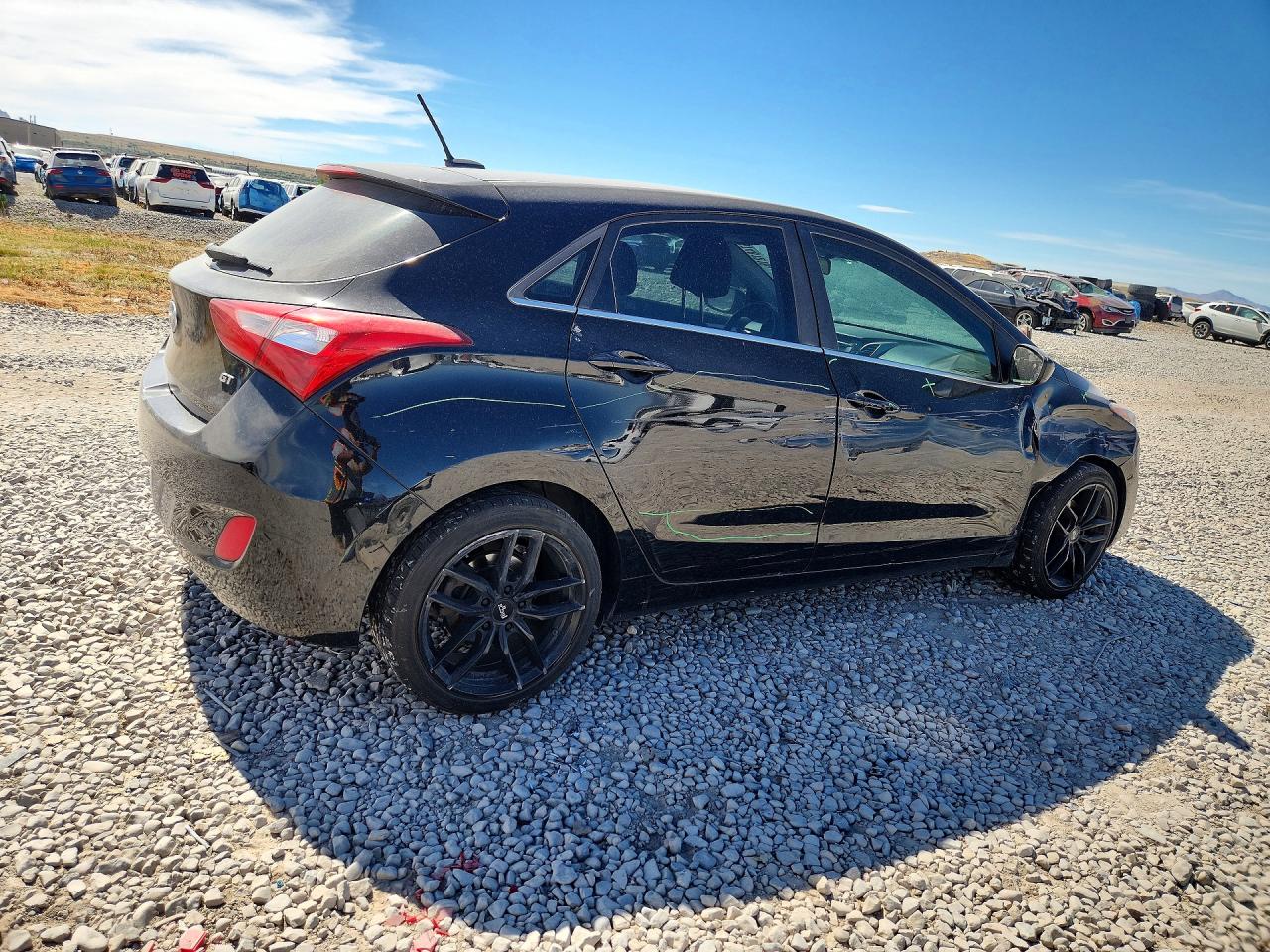 2014 Hyundai Elantra Gt Base Black vin: KMHD35LH2EU231131