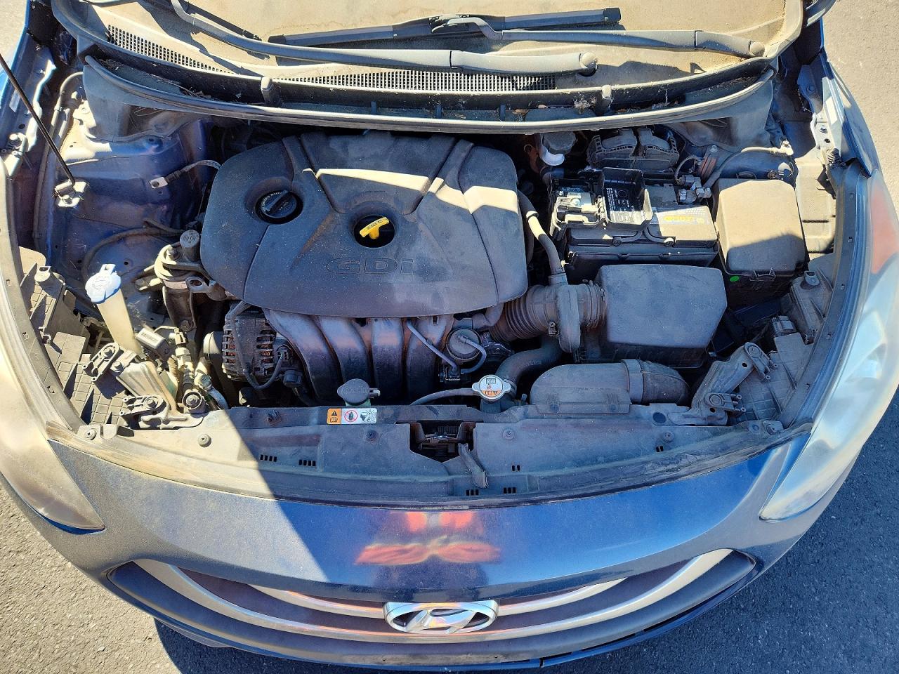 2015 Hyundai Elantra Gt Base Blue vin: KMHD35LH2FU241627
