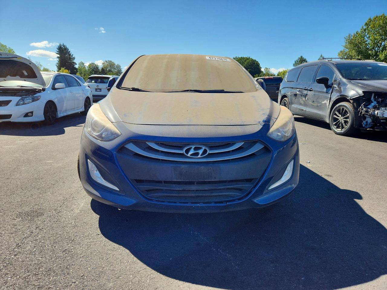 2015 Hyundai Elantra Gt Base Blue vin: KMHD35LH2FU241627