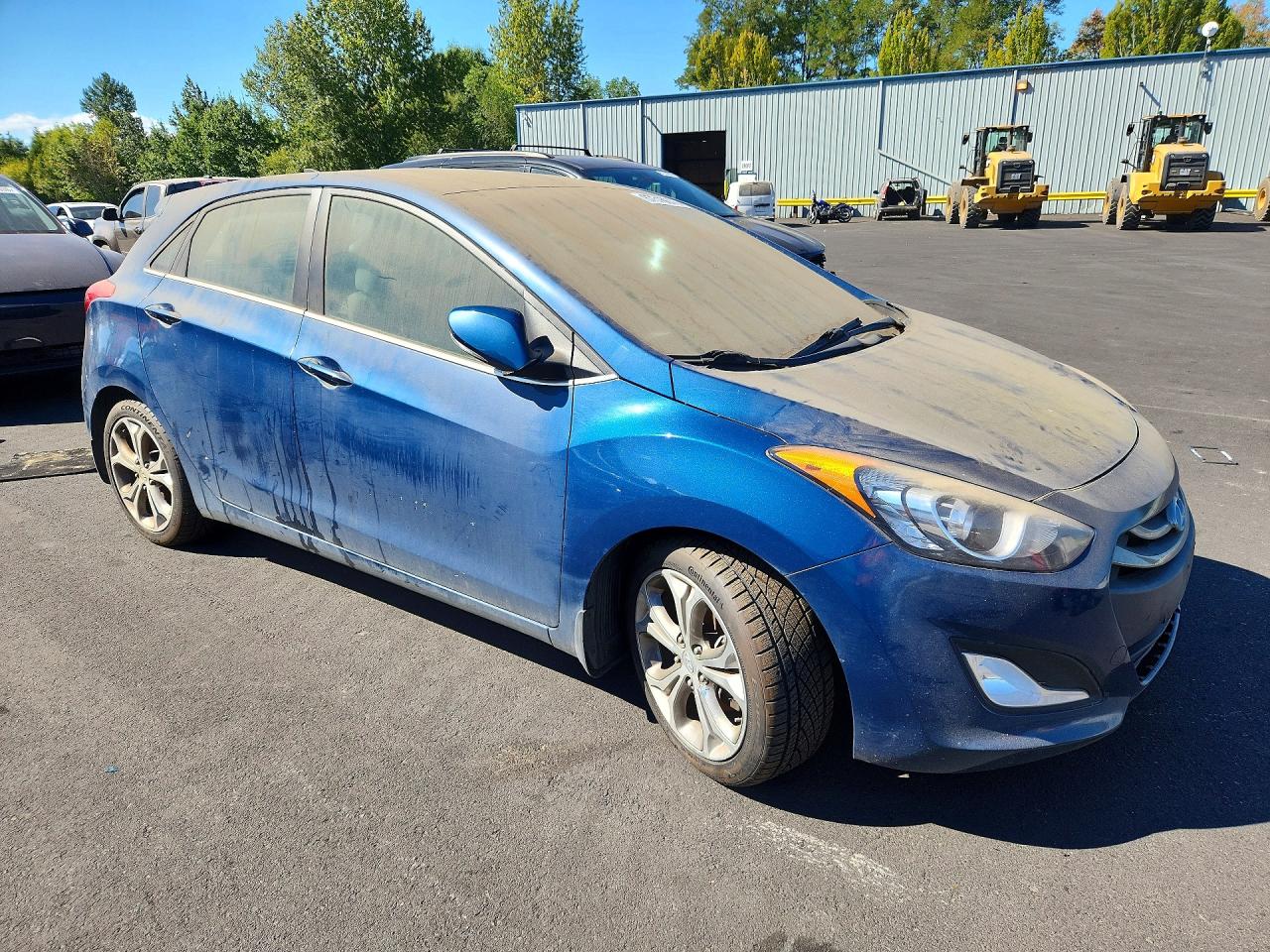 2015 Hyundai Elantra Gt Base Blue vin: KMHD35LH2FU241627