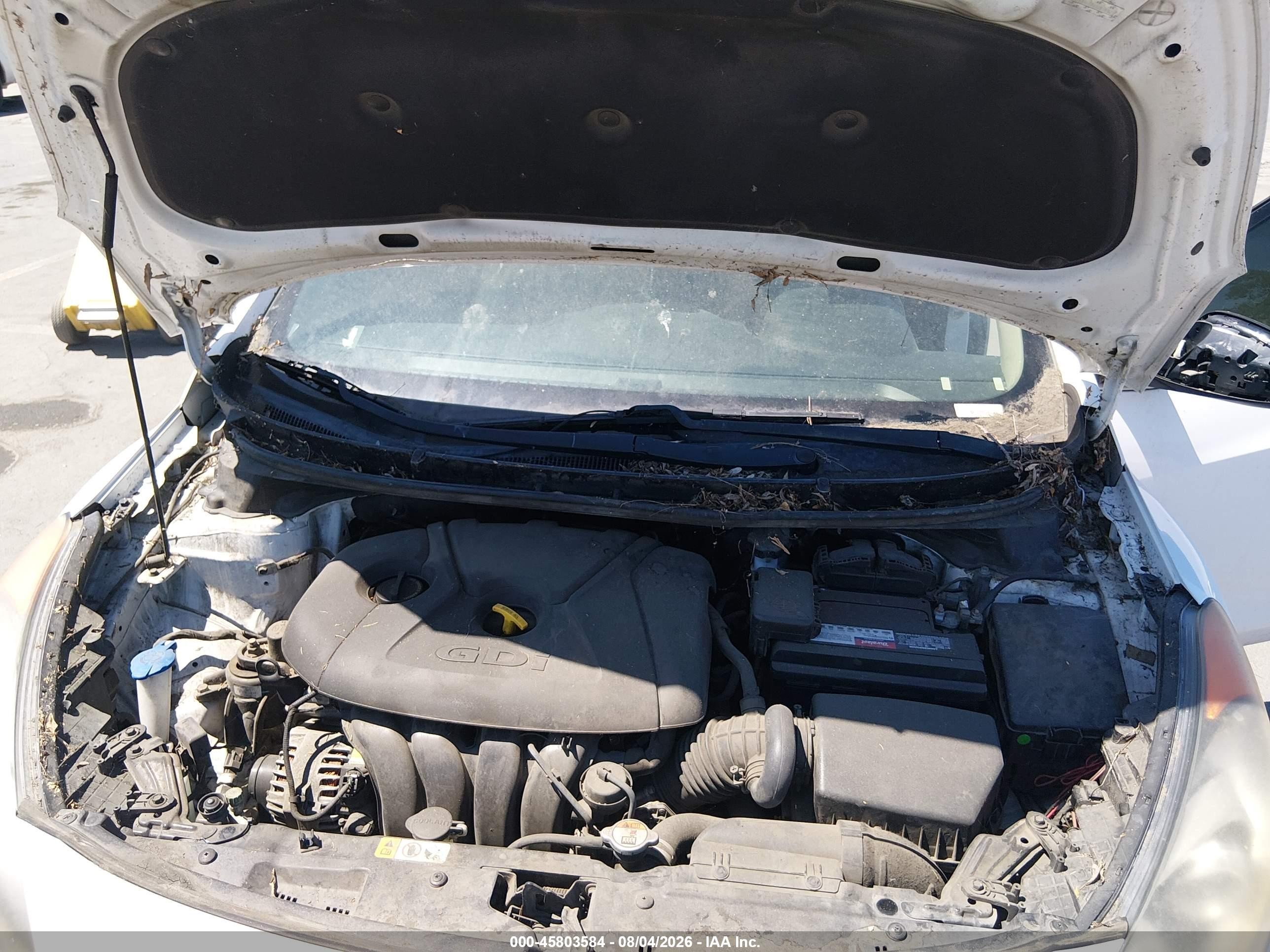 2015 Hyundai Elantra Gt   White vin: KMHD35LH2FU250652