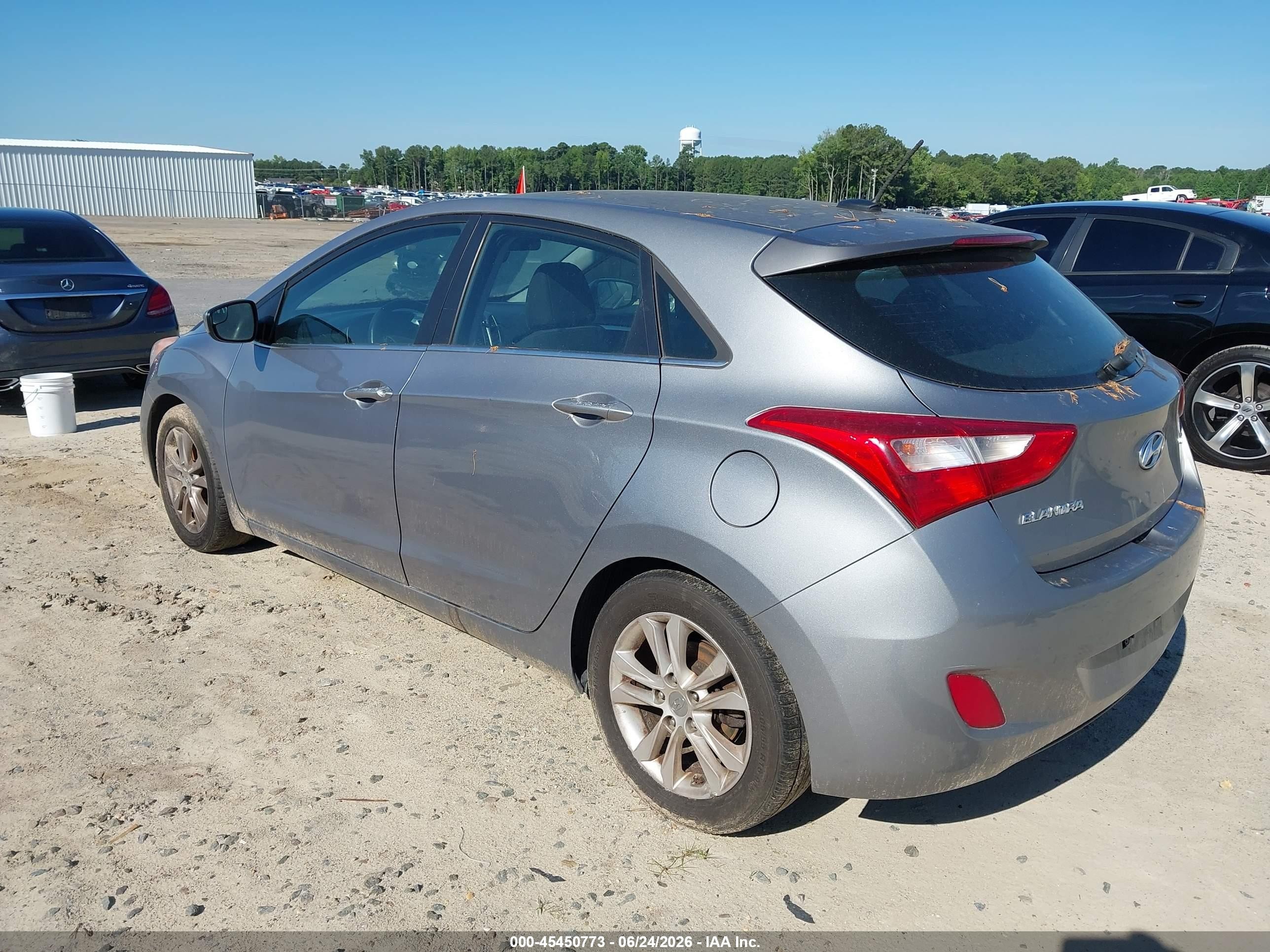2014 Hyundai Elantra Gt   Gray vin: KMHD35LH3EU167018