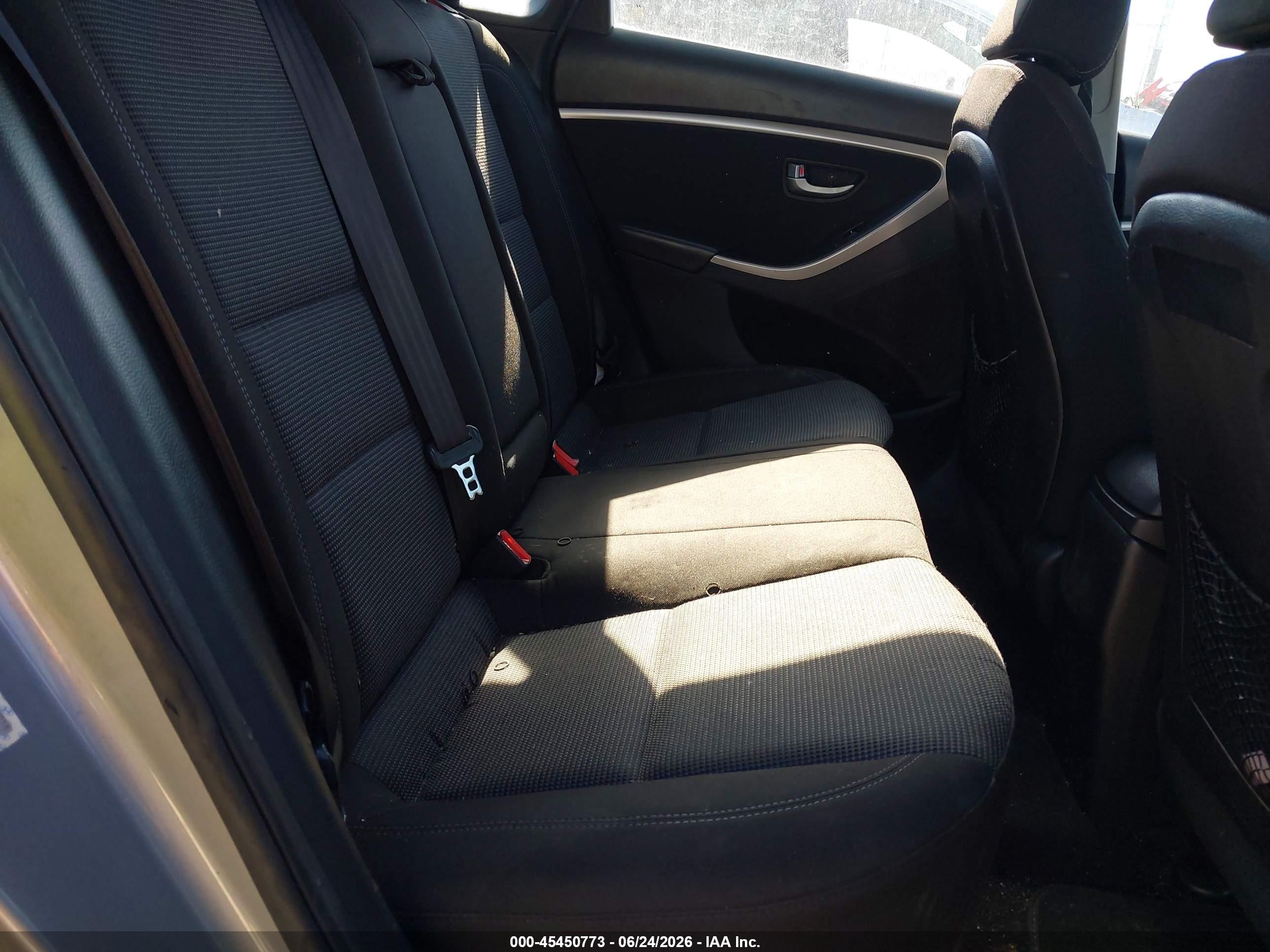 2014 Hyundai Elantra Gt   Gray vin: KMHD35LH3EU167018