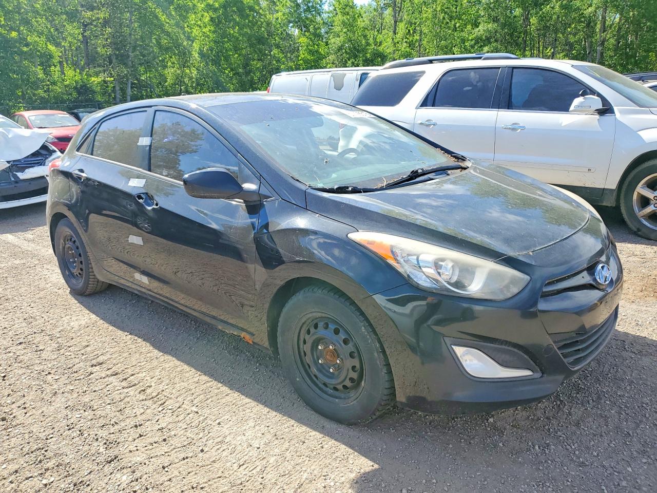 2014 Hyundai Elantra Gt Base Black vin: KMHD35LH3EU173224