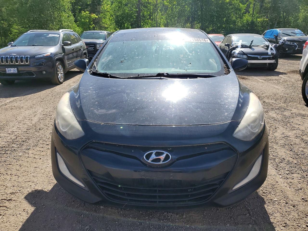2014 Hyundai Elantra Gt Base Black vin: KMHD35LH3EU173224