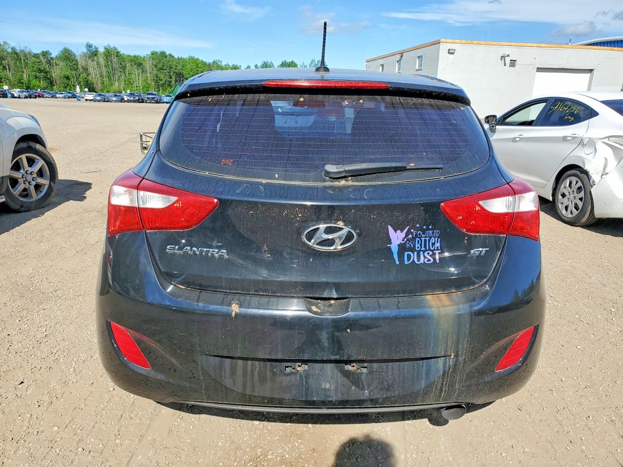 2014 Hyundai Elantra Gt Base Black vin: KMHD35LH3EU173224