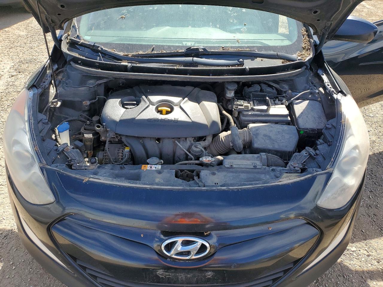 2014 Hyundai Elantra Gt Base Black vin: KMHD35LH3EU173224