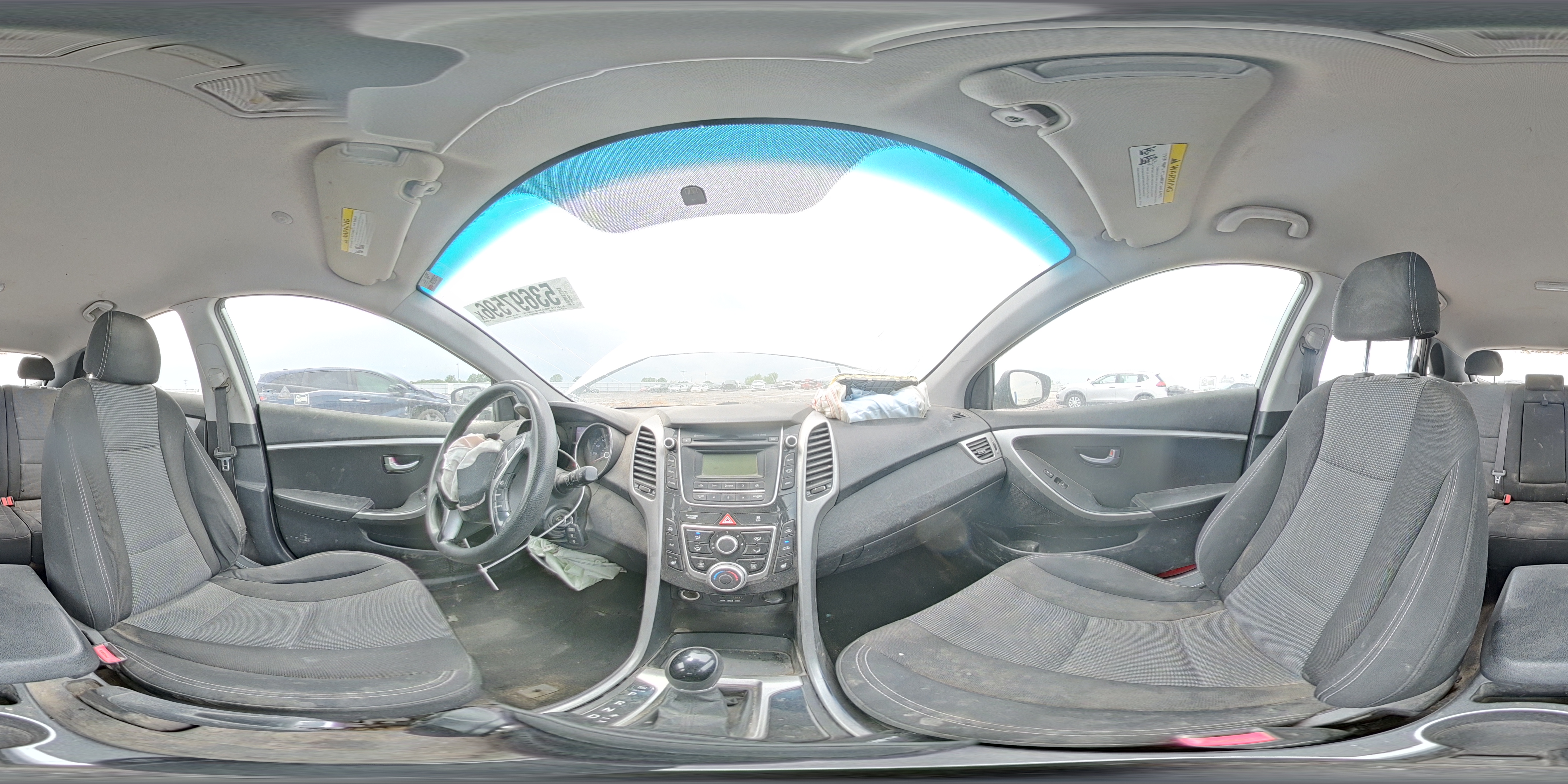 2014 Hyundai Elantra Gt Base Silver vin: KMHD35LH3EU195420
