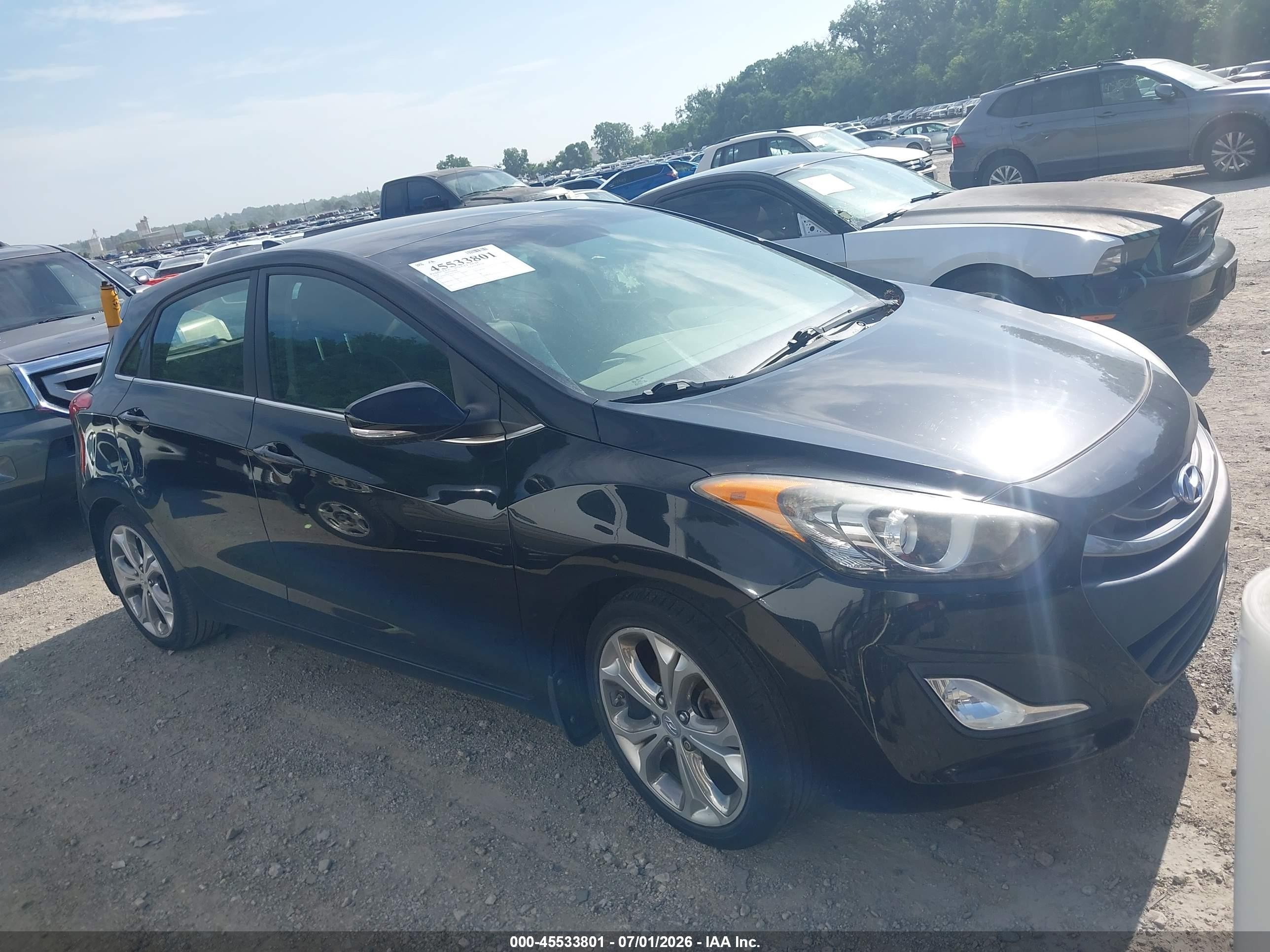 2014 Hyundai Elantra Gt   Black vin: KMHD35LH3EU201622