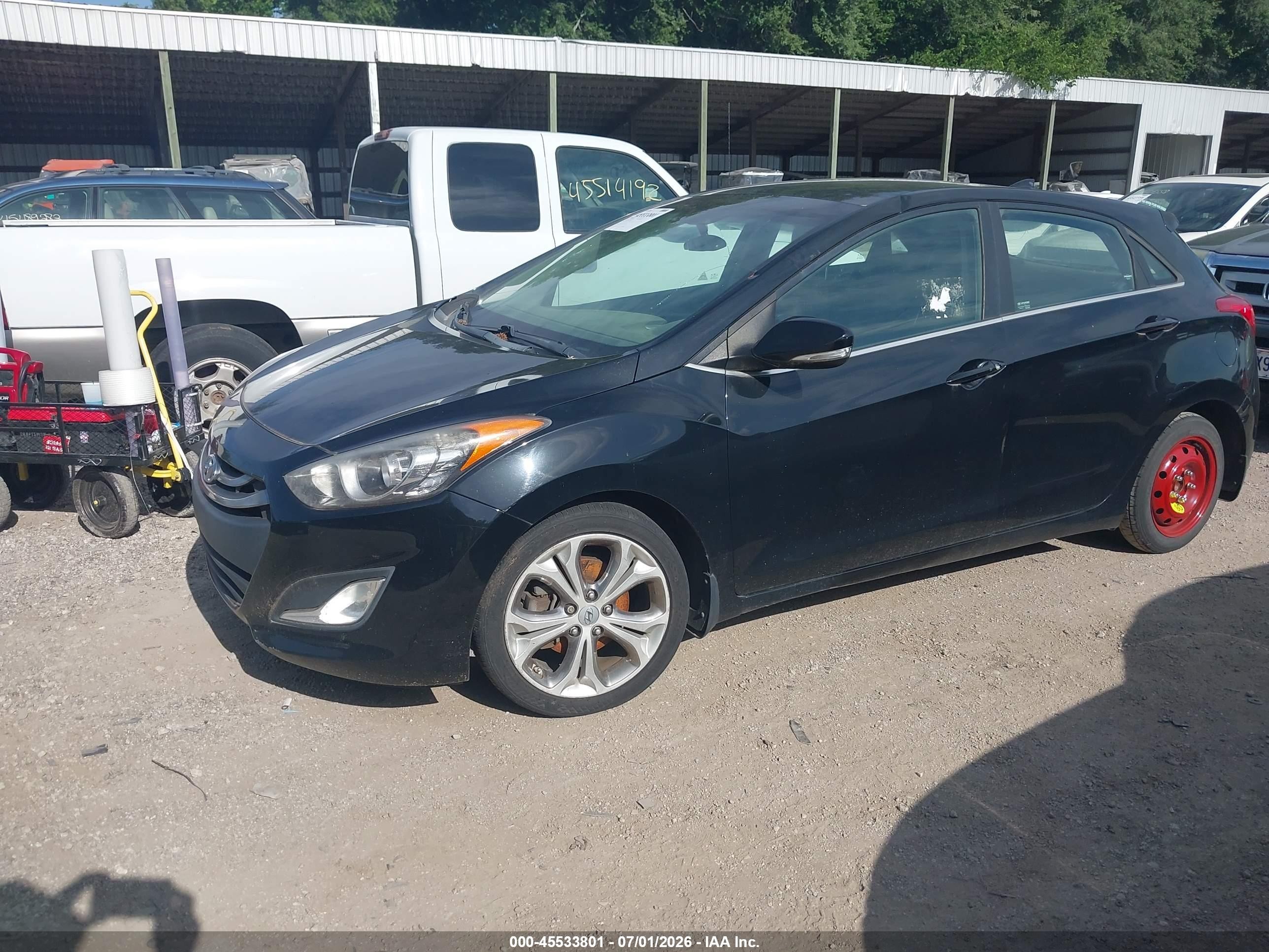 2014 Hyundai Elantra Gt   Black vin: KMHD35LH3EU201622
