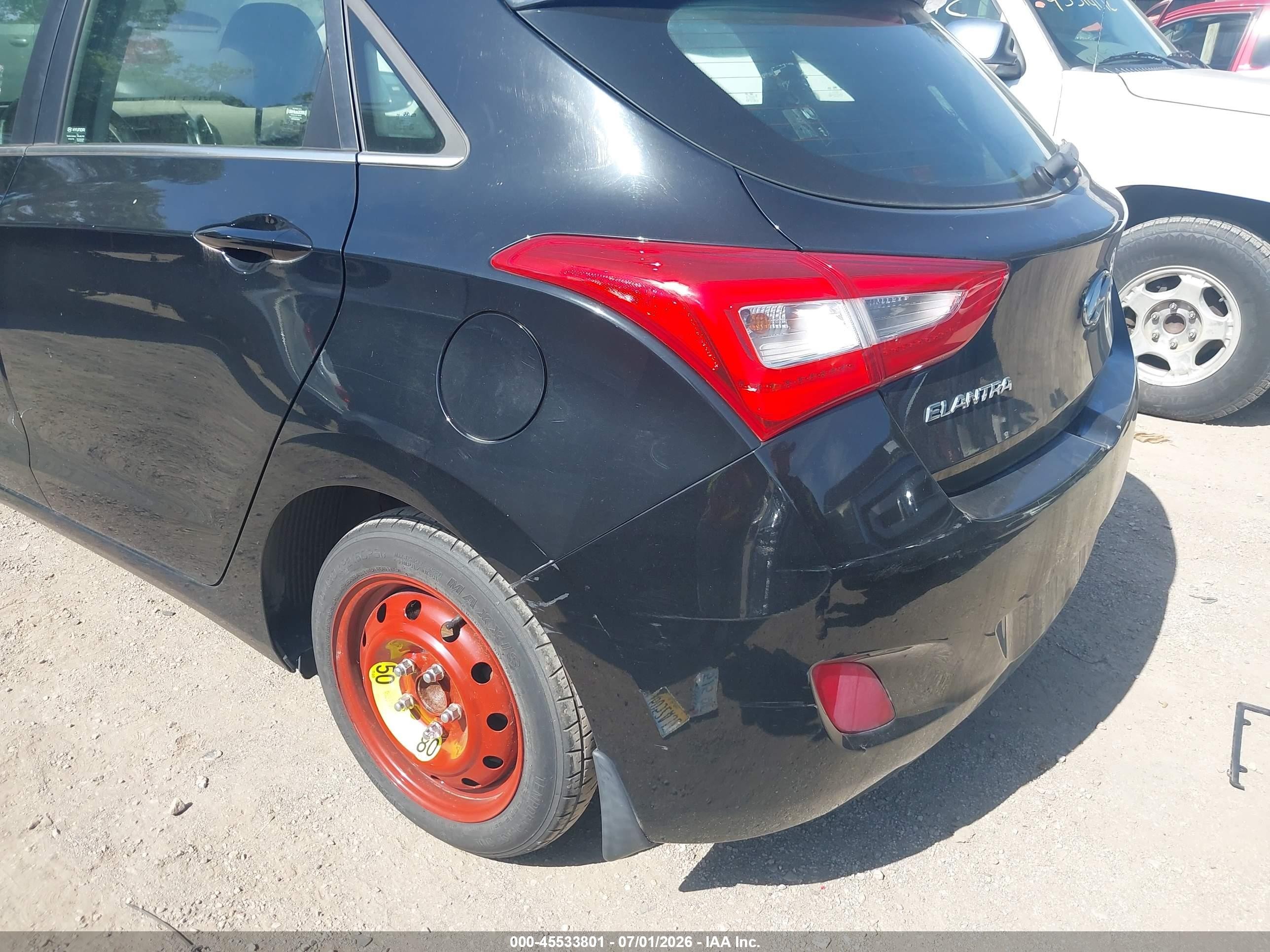 2014 Hyundai Elantra Gt   Black vin: KMHD35LH3EU201622