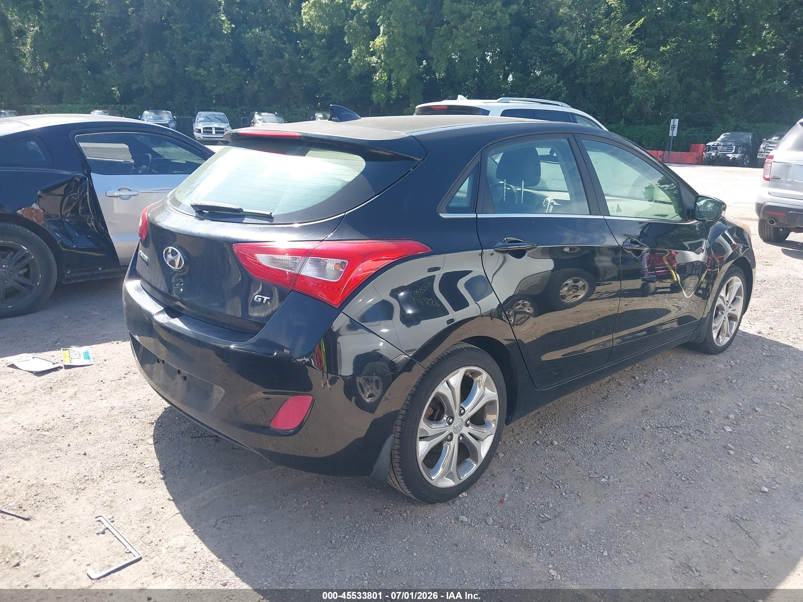 2014 Hyundai Elantra Gt   Black vin: KMHD35LH3EU201622