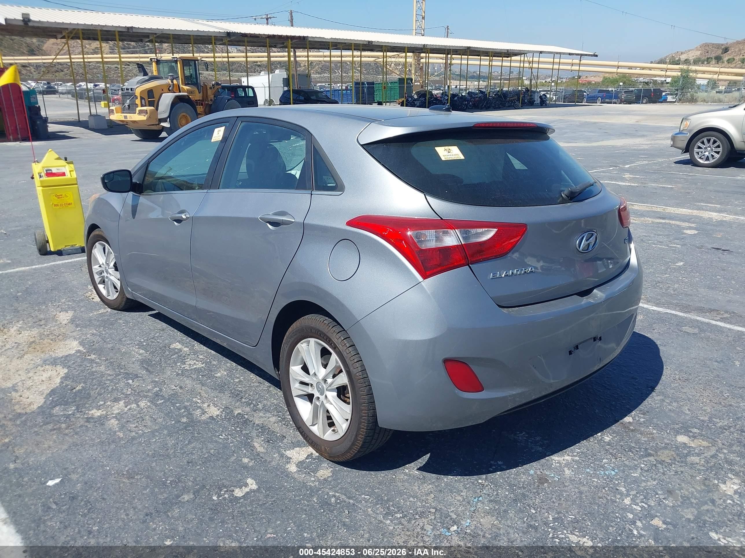 2014 Hyundai Elantra Gt   Gray vin: KMHD35LH3EU211793