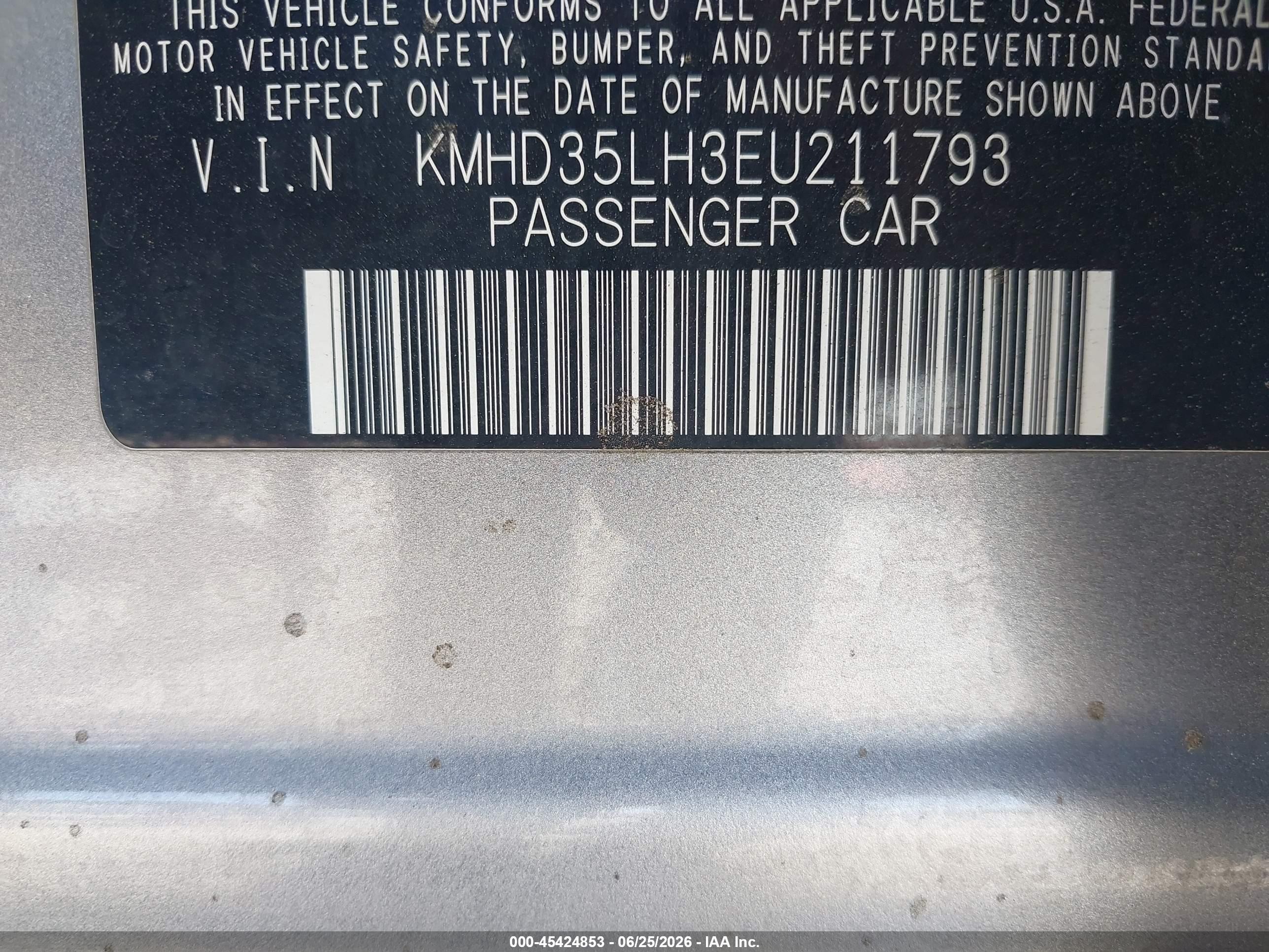 2014 Hyundai Elantra Gt   Gray vin: KMHD35LH3EU211793