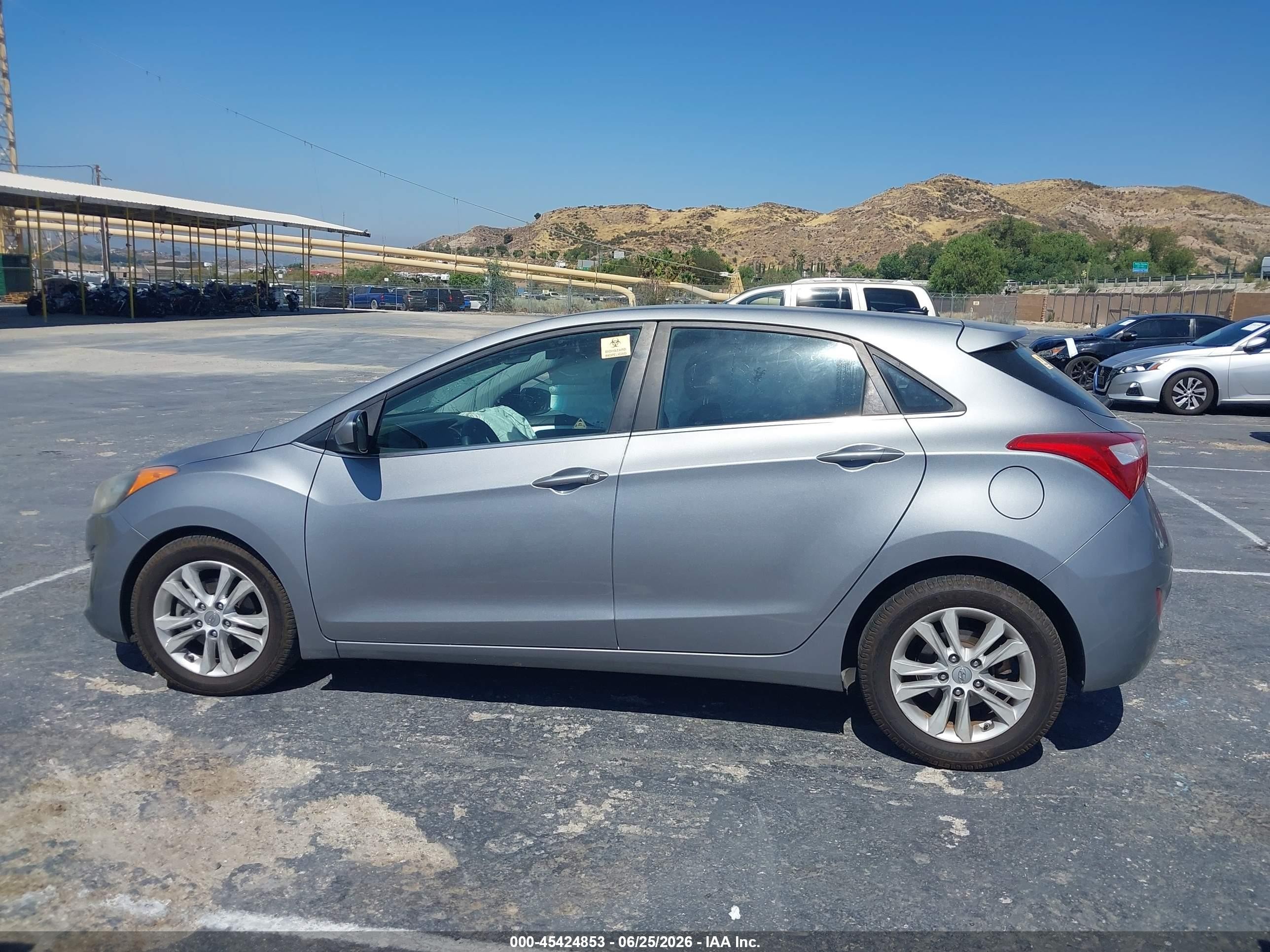 2014 Hyundai Elantra Gt   Gray vin: KMHD35LH3EU211793
