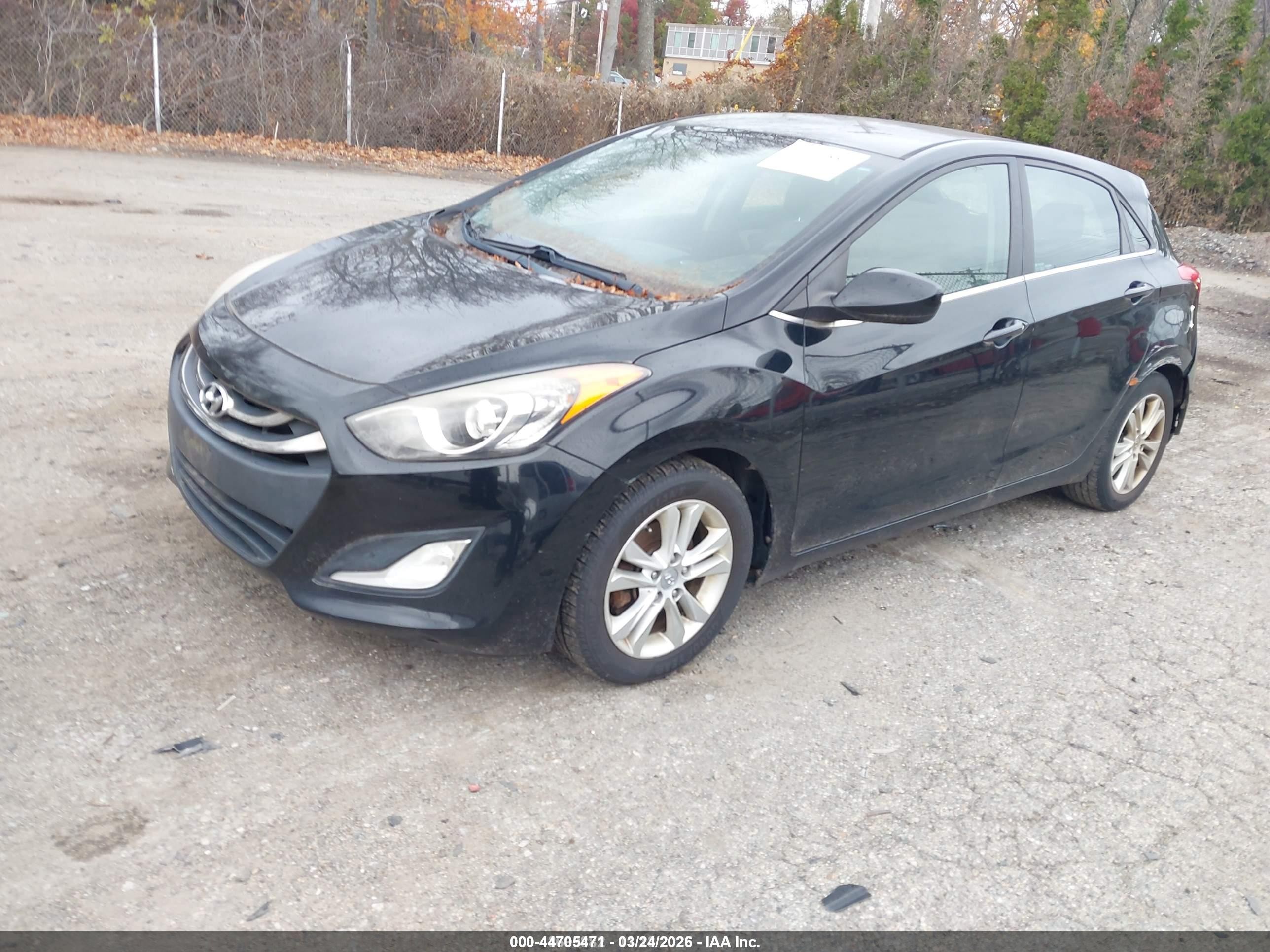 2014 Hyundai Elantra Gt   Black vin: KMHD35LH3EU214953