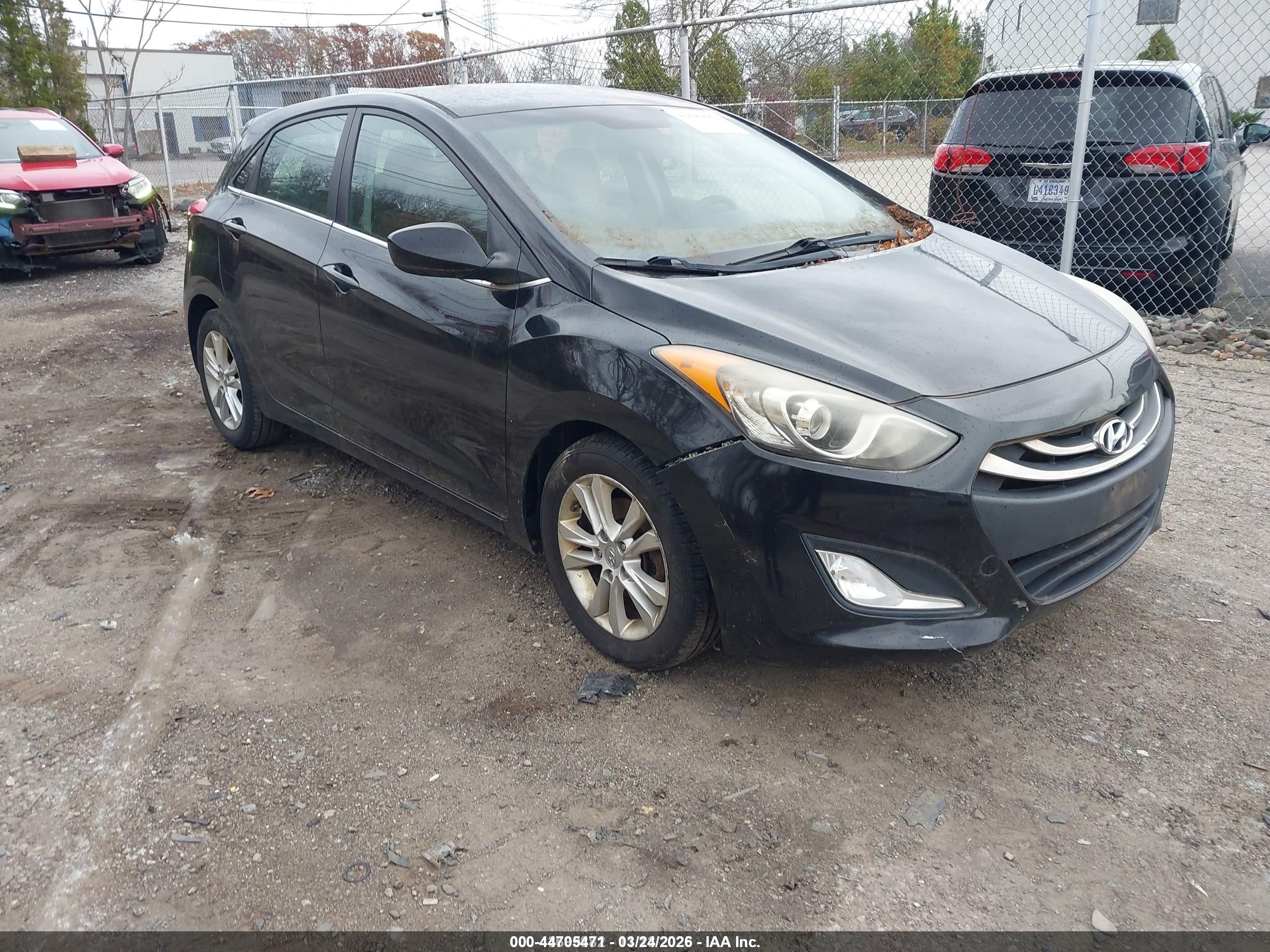 2014 Hyundai Elantra Gt   Black vin: KMHD35LH3EU214953