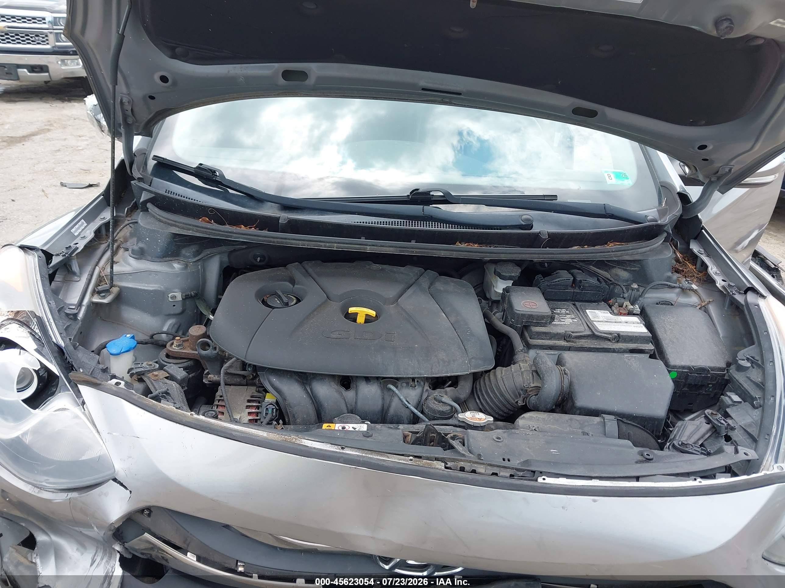 2014 Hyundai Elantra Gt   Gray vin: KMHD35LH3EU216105