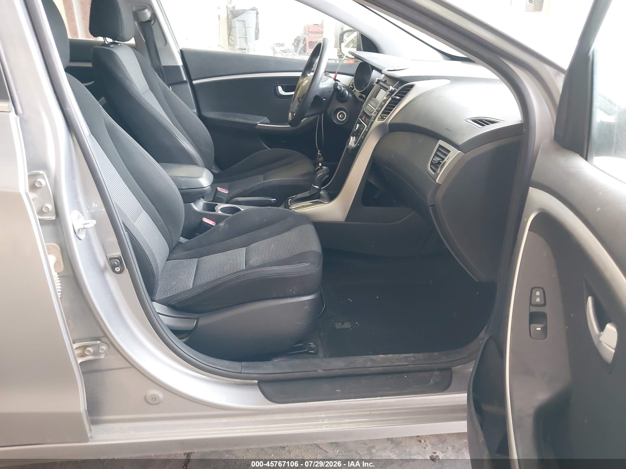 2014 Hyundai Elantra Gt   Gray vin: KMHD35LH3EU216184