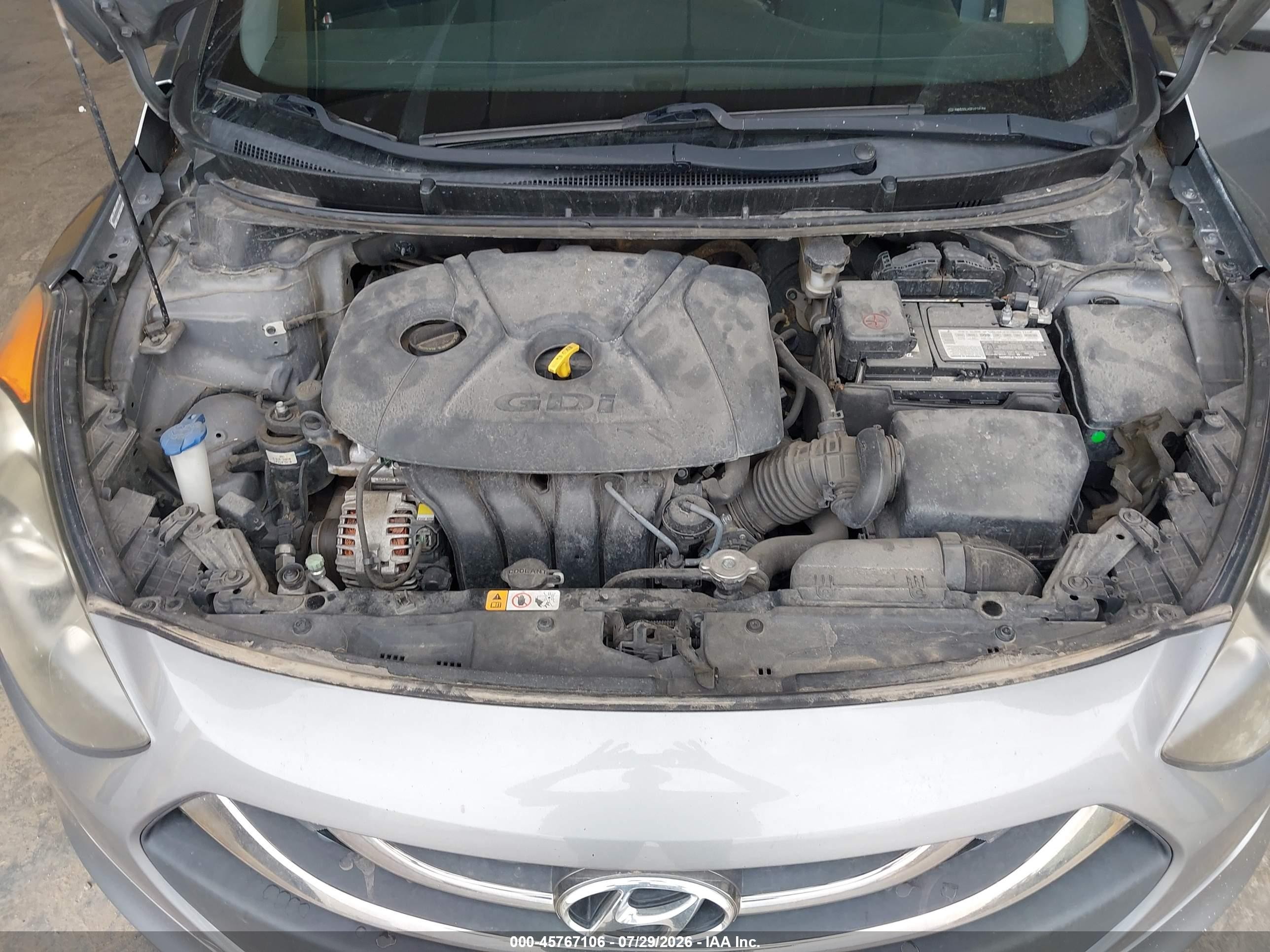 2014 Hyundai Elantra Gt   Gray vin: KMHD35LH3EU216184