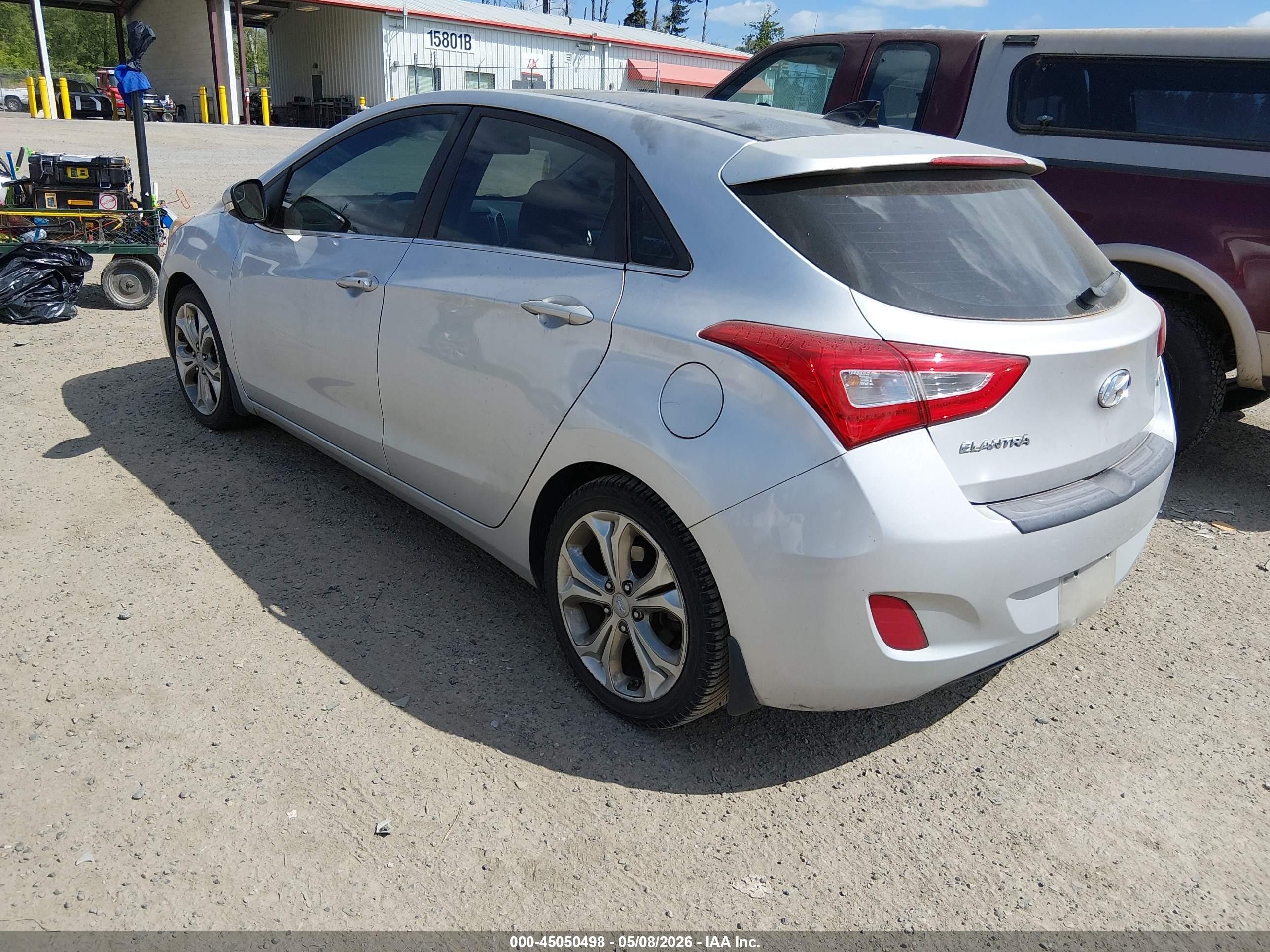 2014 Hyundai Elantra Gt   Silver vin: KMHD35LH3EU225709