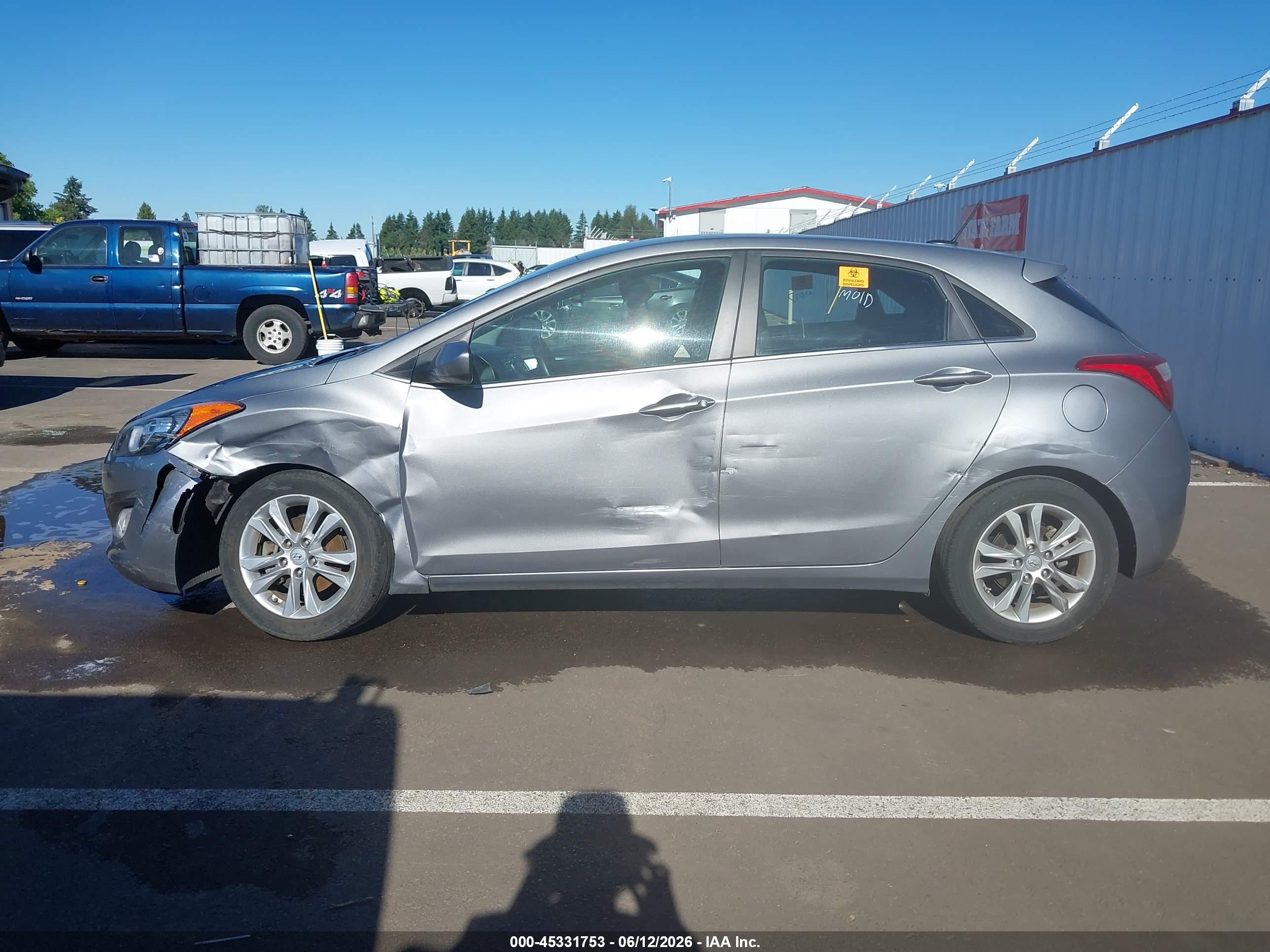2015 Hyundai Elantra Gt   Silver vin: KMHD35LH3FU242429