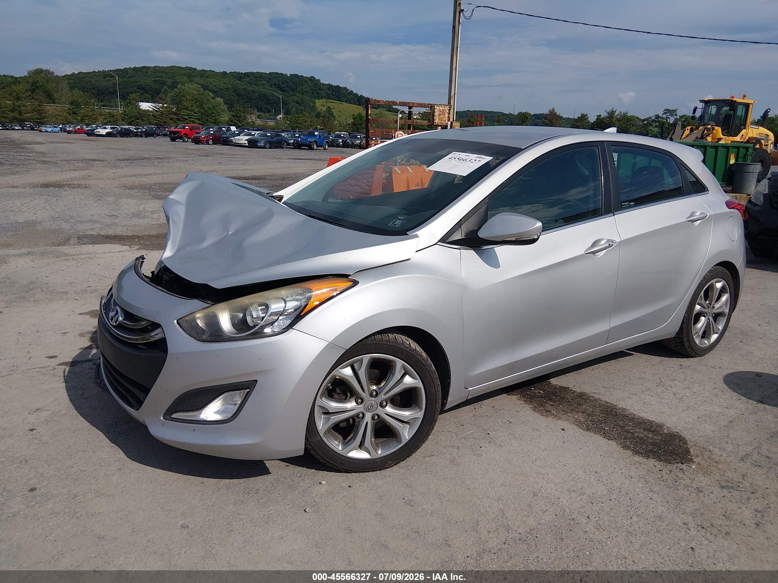 2014 Hyundai Elantra Gt   Silver vin: KMHD35LH4EU171692