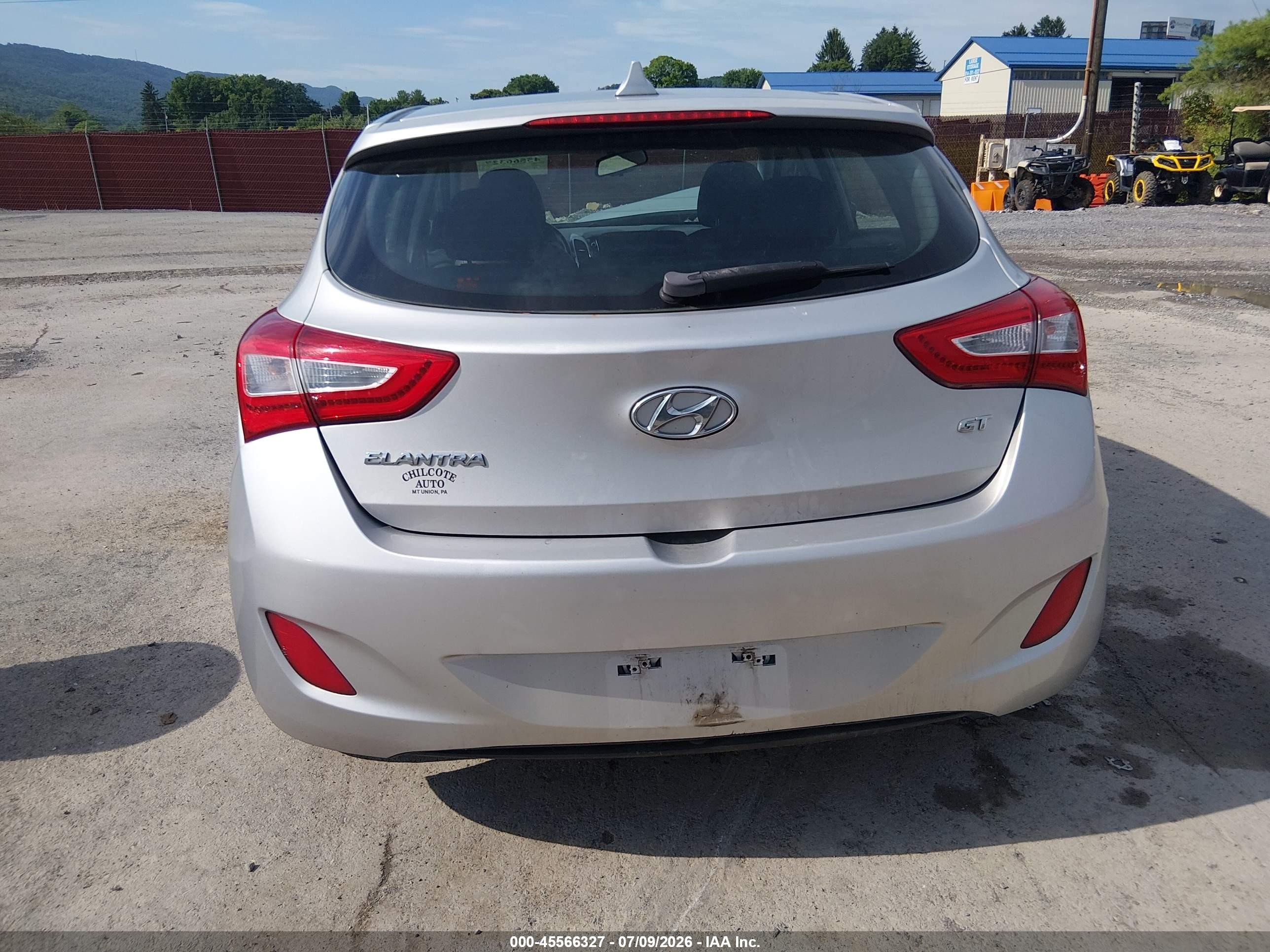 2014 Hyundai Elantra Gt   Silver vin: KMHD35LH4EU171692