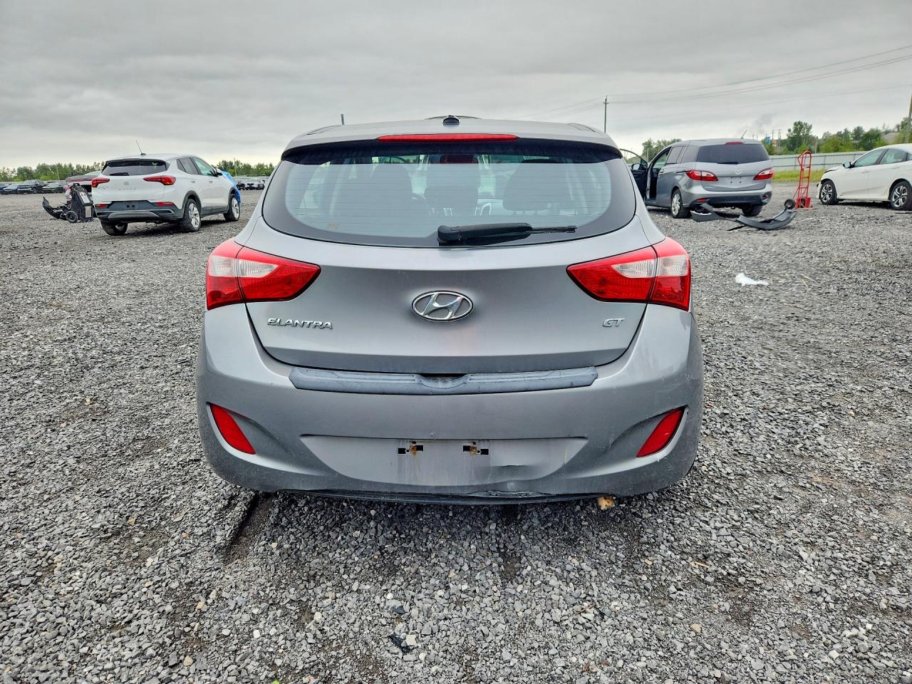 2014 Hyundai Elantra Gt Base Gray vin: KMHD35LH4EU181252