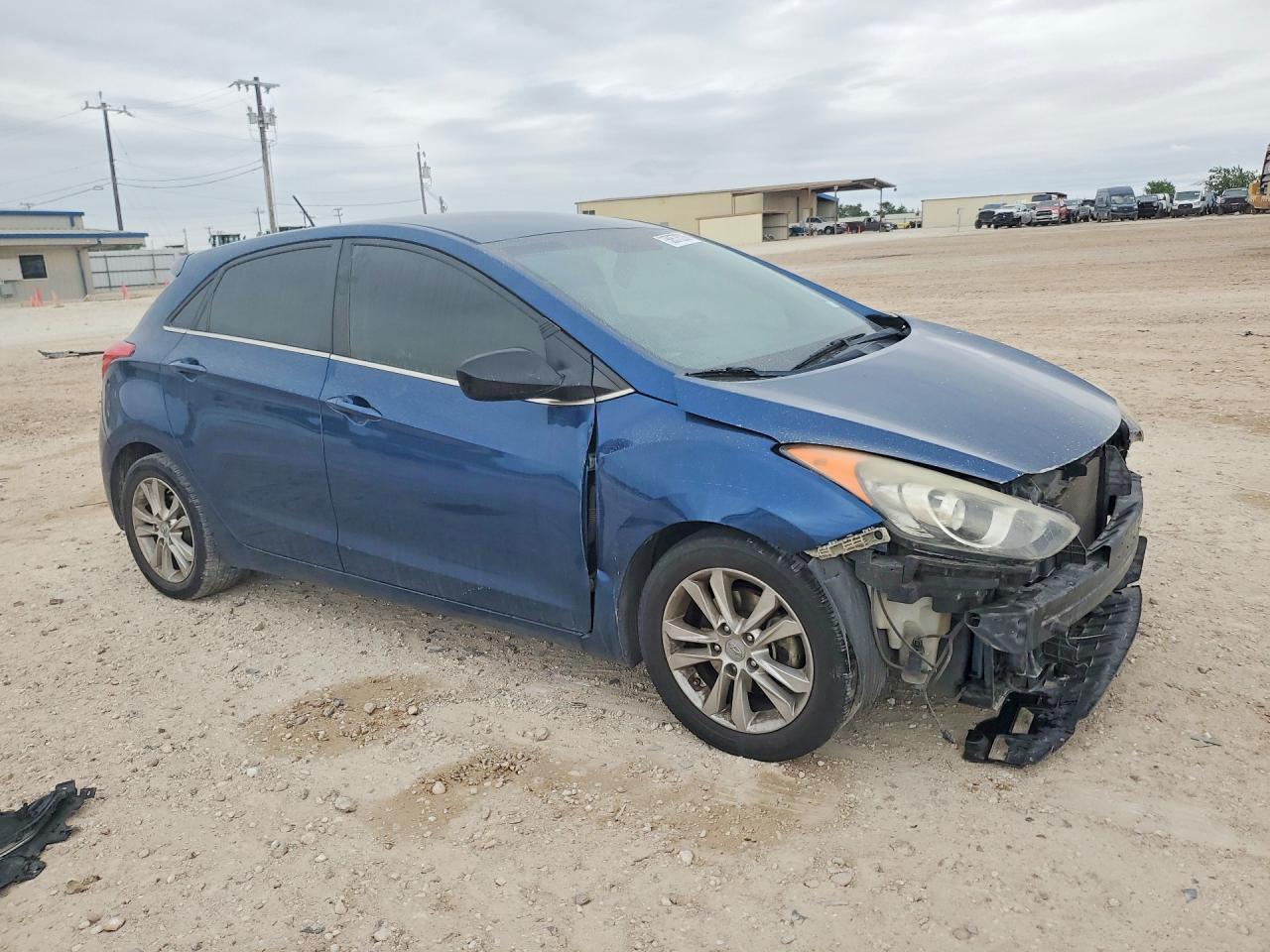 2014 Hyundai Elantra Gt Base Синий vin: KMHD35LH4EU184930