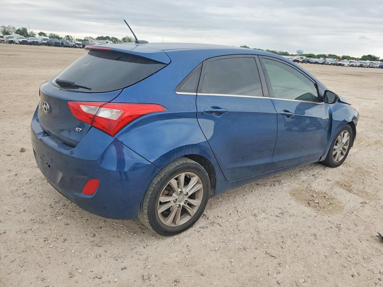 2014 Hyundai Elantra Gt Base Синий vin: KMHD35LH4EU184930