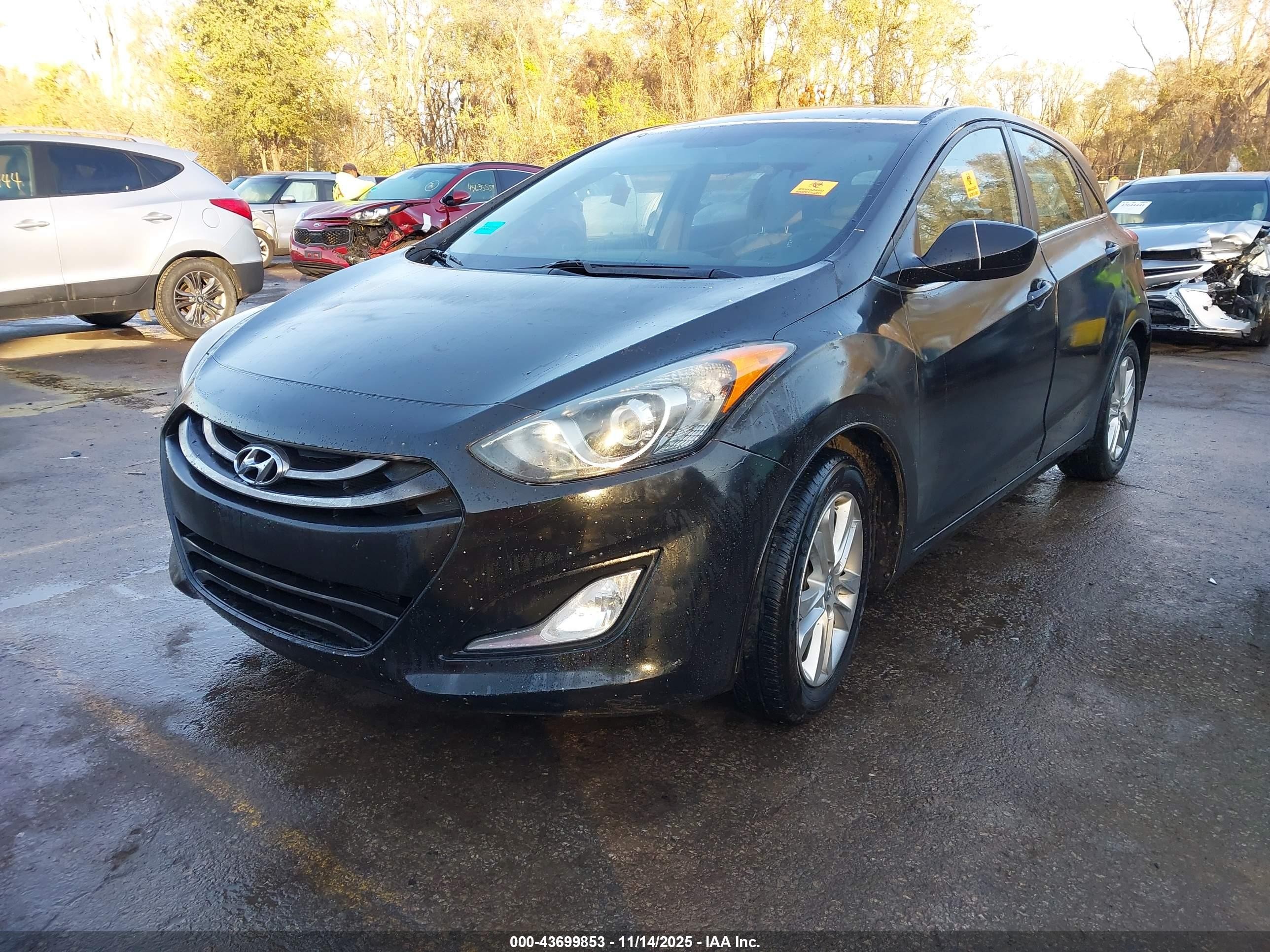 2014 Hyundai Elantra Gt   Black vin: KMHD35LH4EU190226