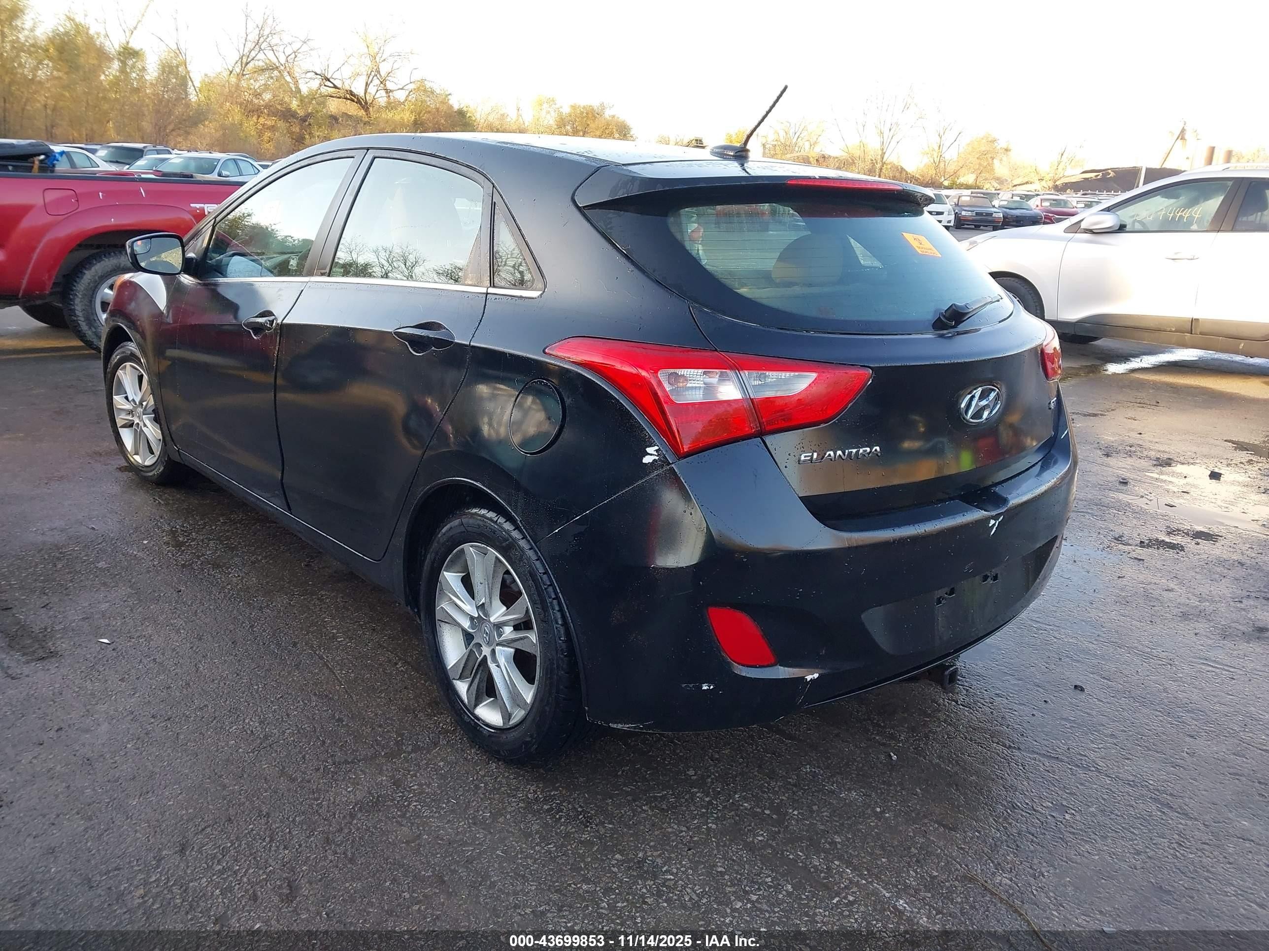 2014 Hyundai Elantra Gt   Black vin: KMHD35LH4EU190226