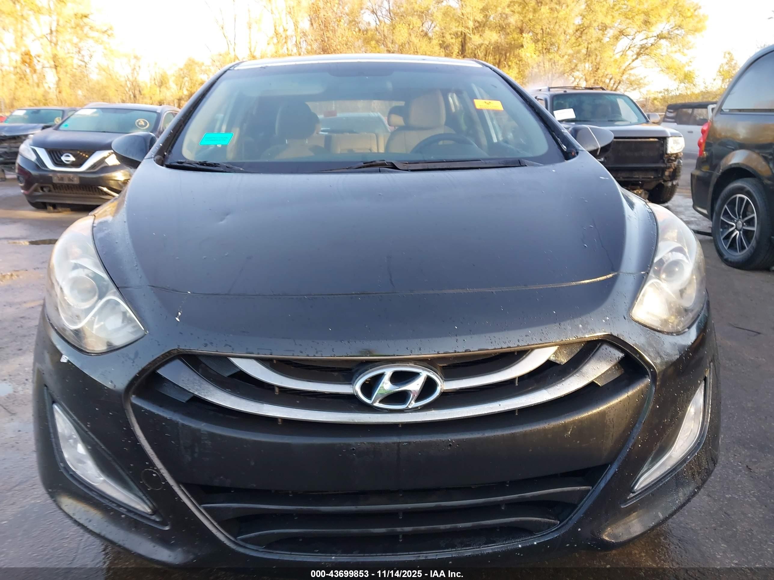 2014 Hyundai Elantra Gt   Black vin: KMHD35LH4EU190226