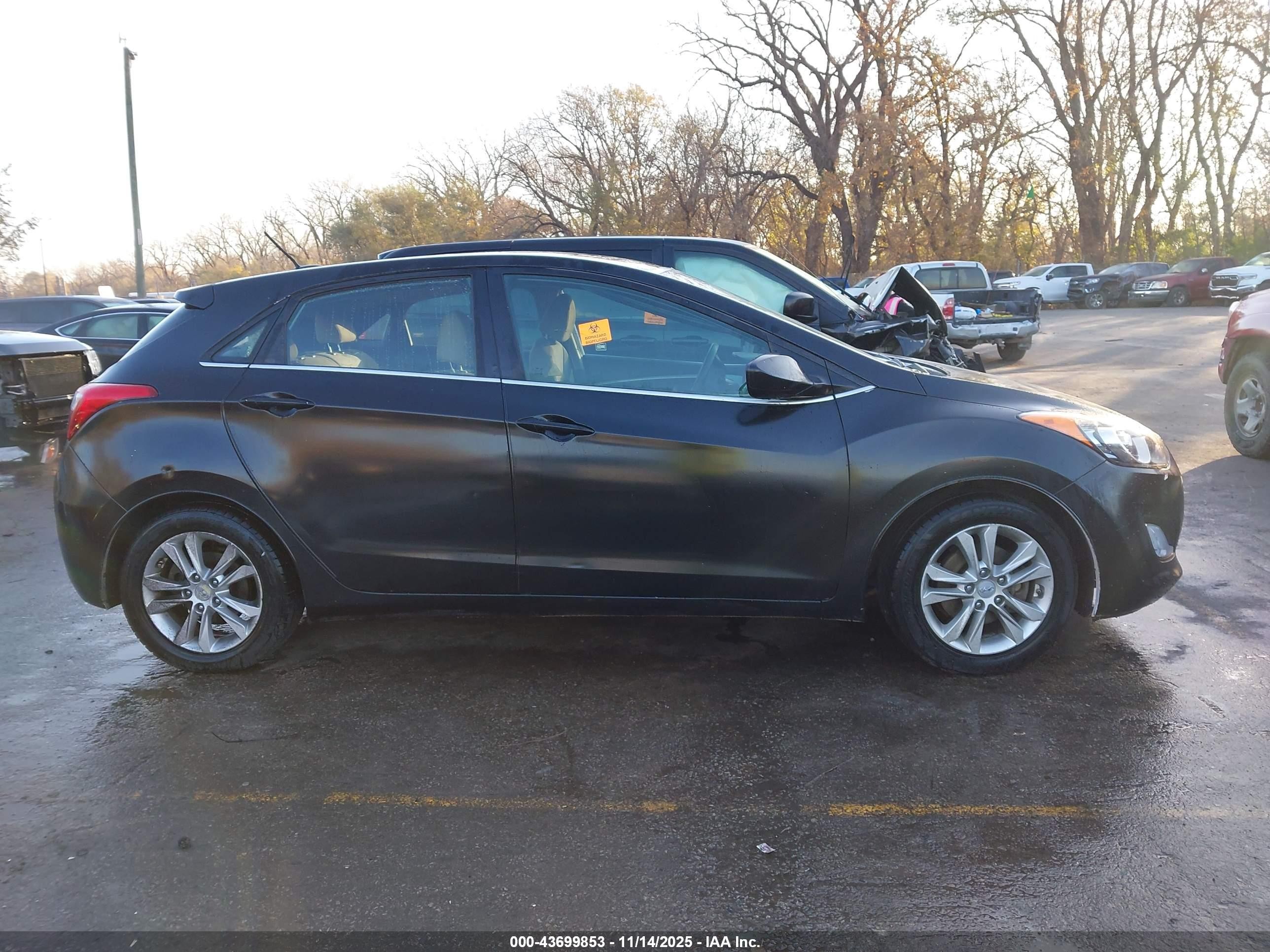 2014 Hyundai Elantra Gt   Black vin: KMHD35LH4EU190226