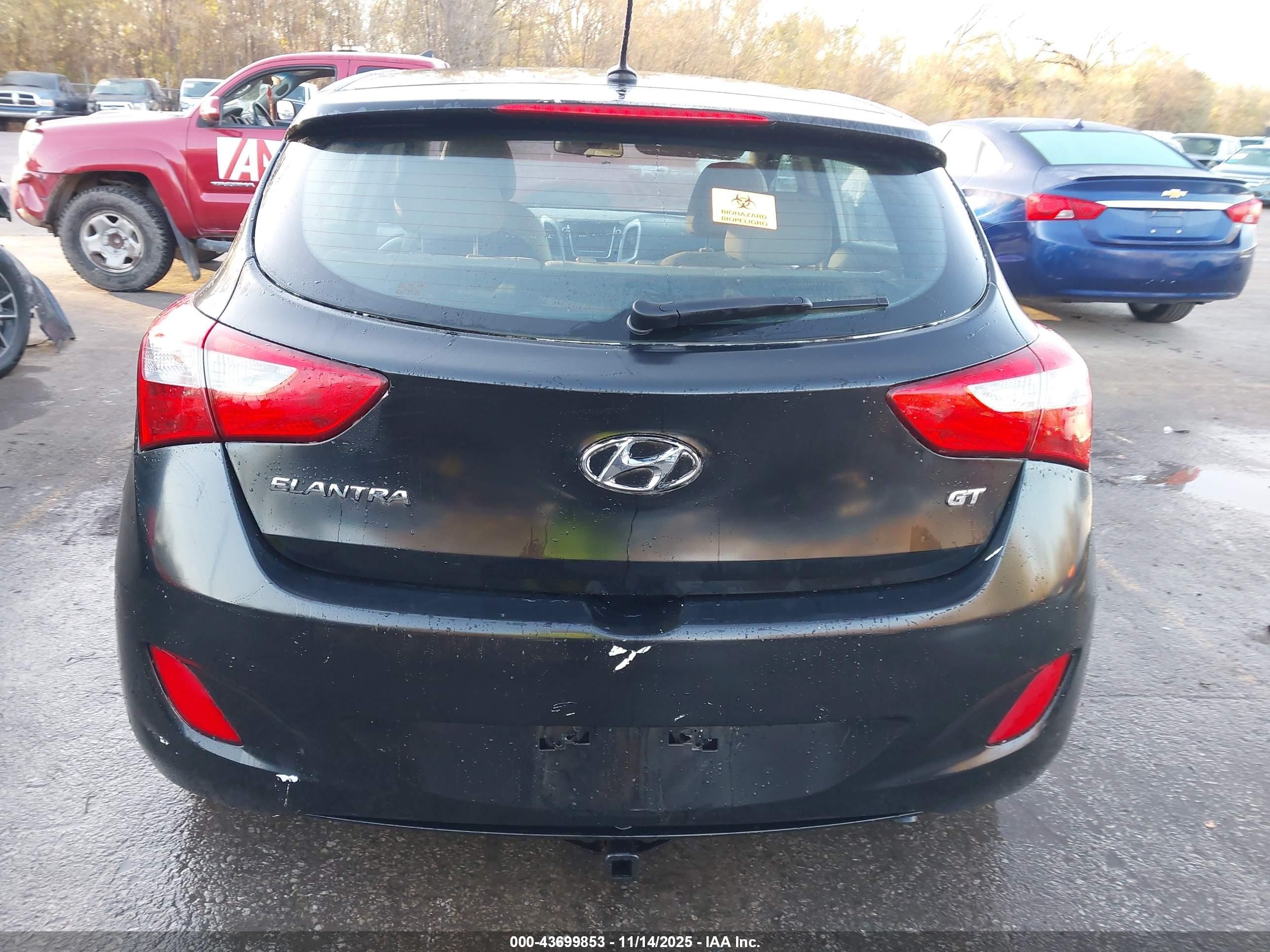 2014 Hyundai Elantra Gt   Black vin: KMHD35LH4EU190226