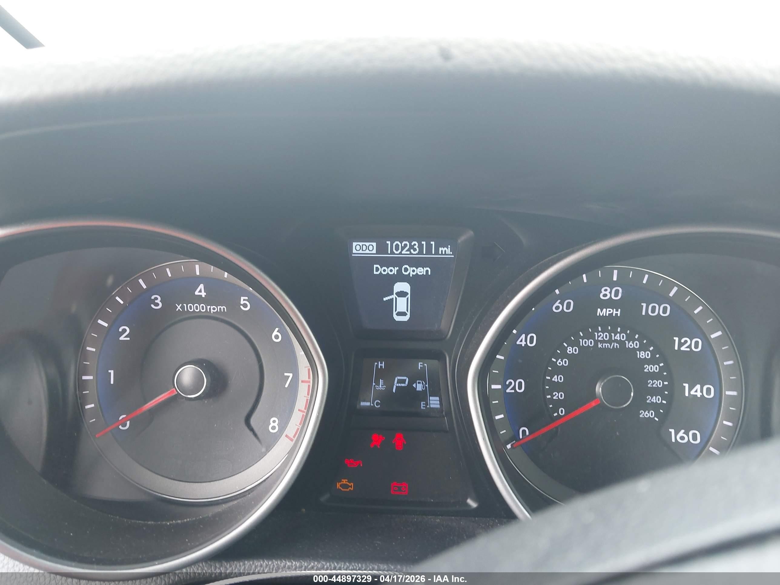 2014 Hyundai Elantra Gt   Gray vin: KMHD35LH4EU192963