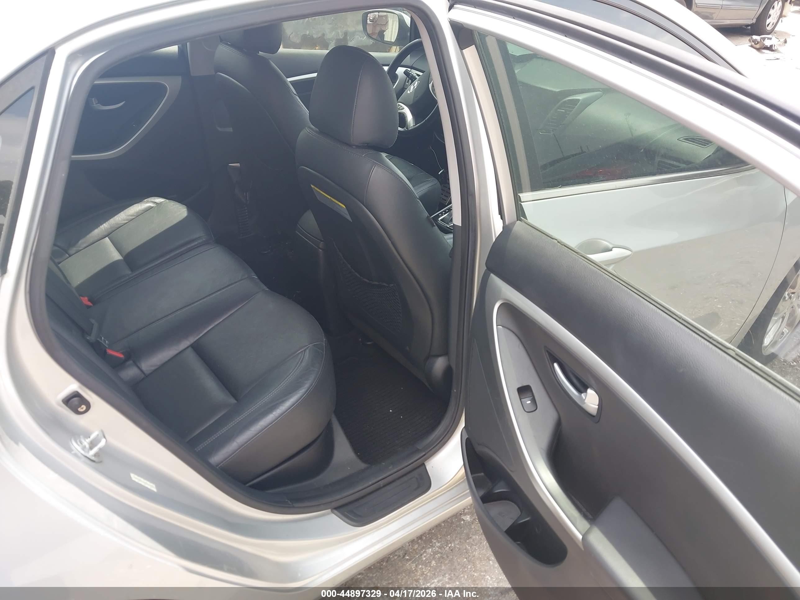 2014 Hyundai Elantra Gt   Gray vin: KMHD35LH4EU192963