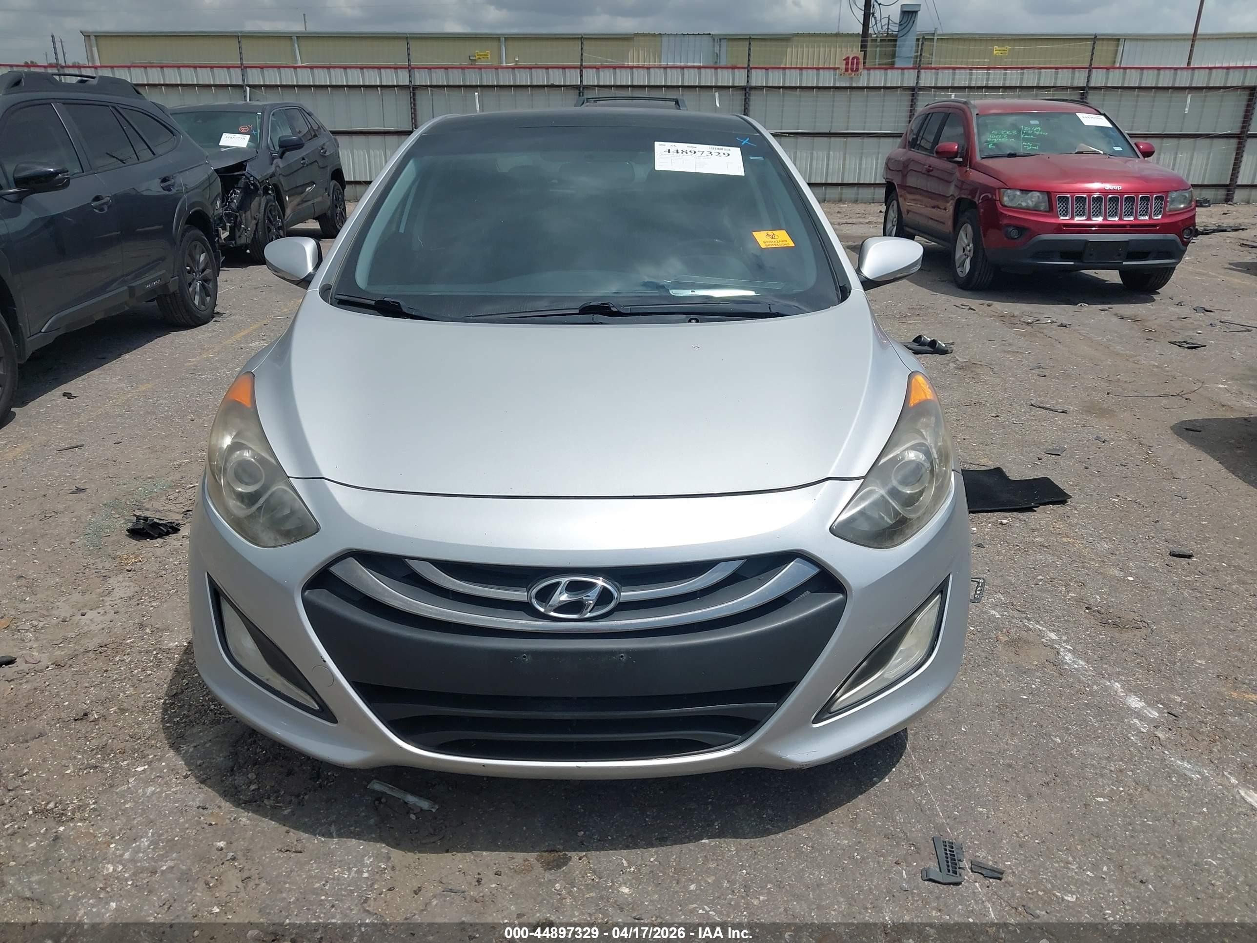 2014 Hyundai Elantra Gt   Gray vin: KMHD35LH4EU192963