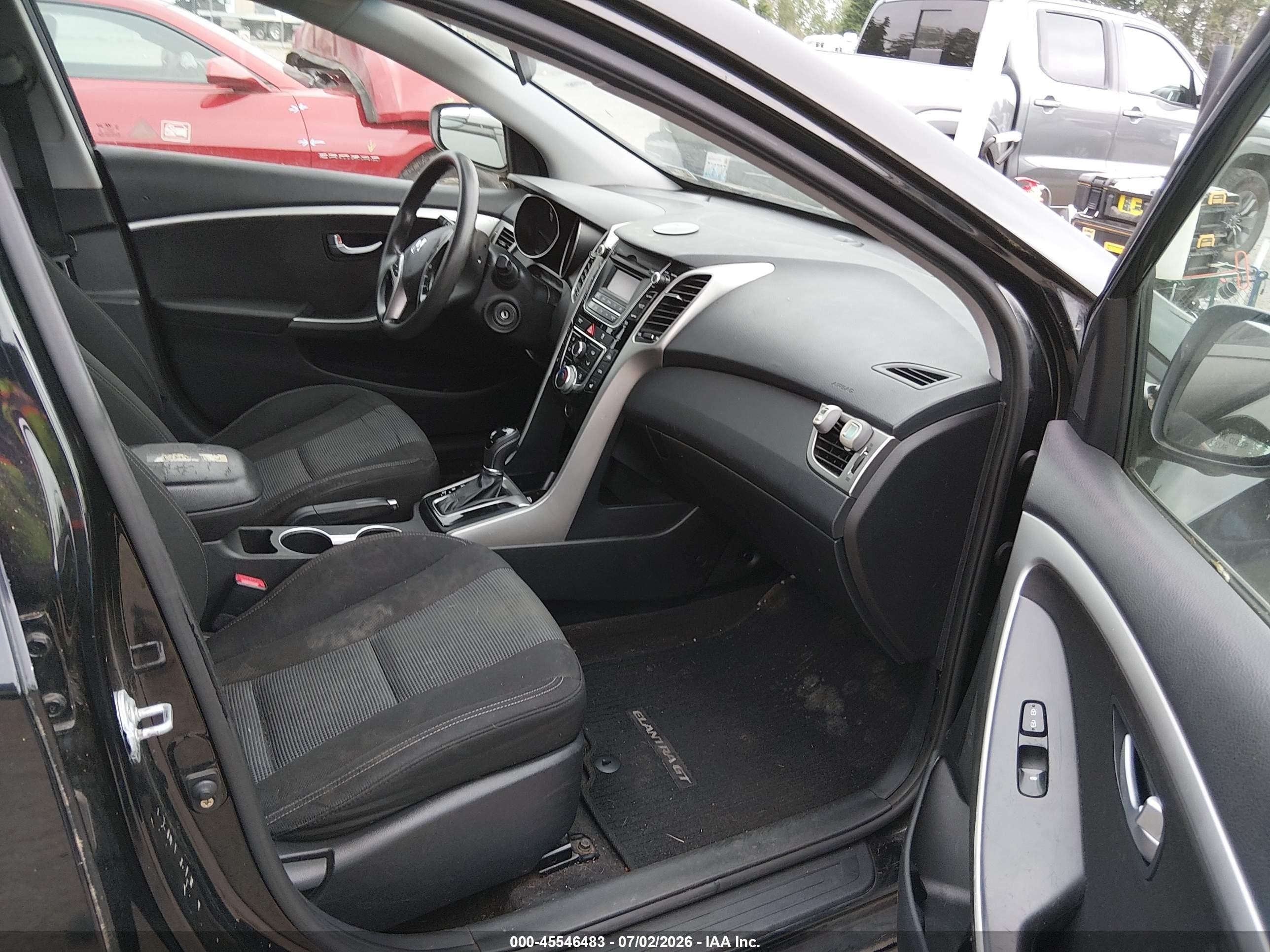 2014 Hyundai Elantra Gt   Black vin: KMHD35LH4EU202956