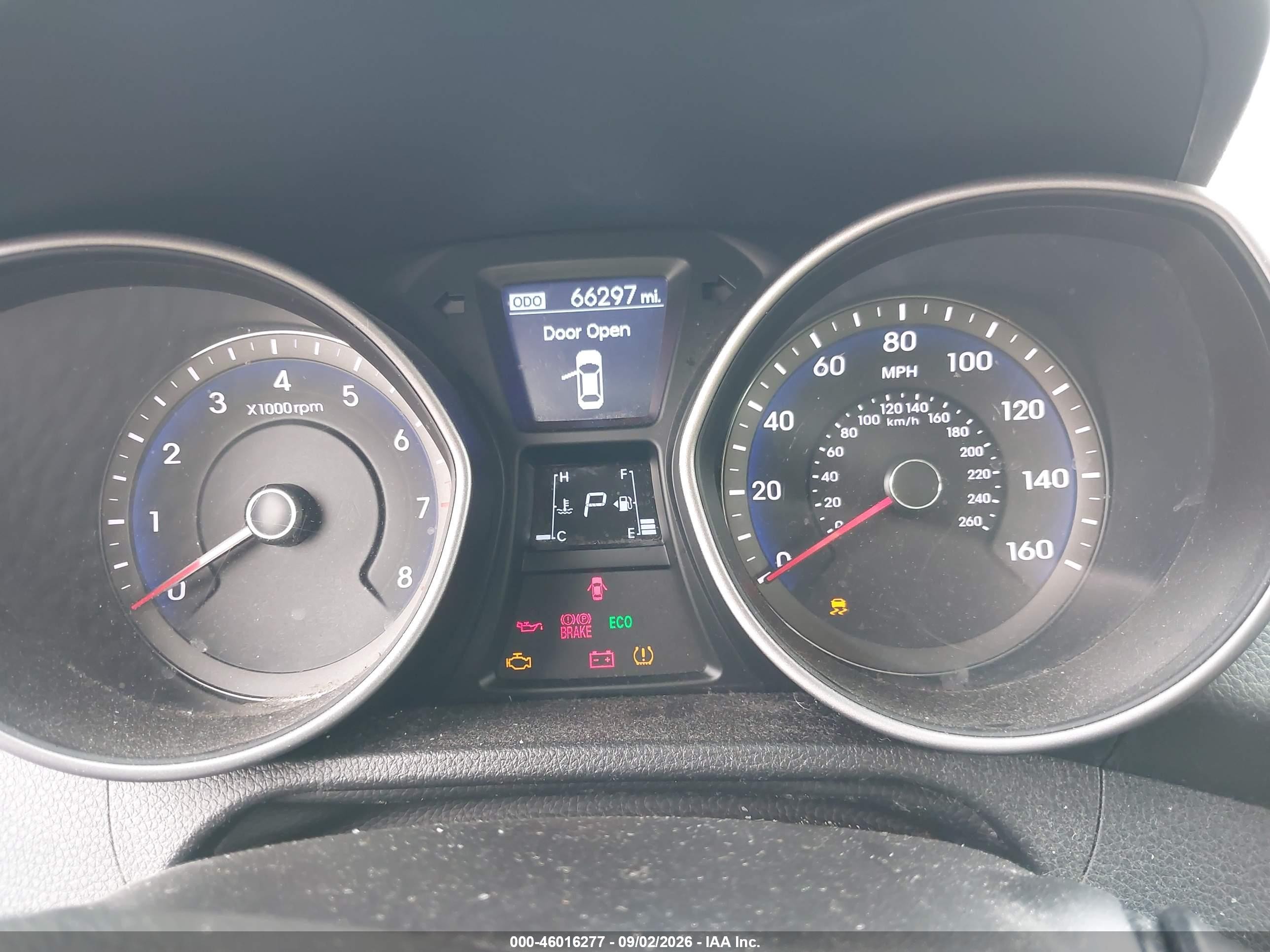 2014 Hyundai Elantra Gt   Желто-коричневый vin: KMHD35LH4EU208319