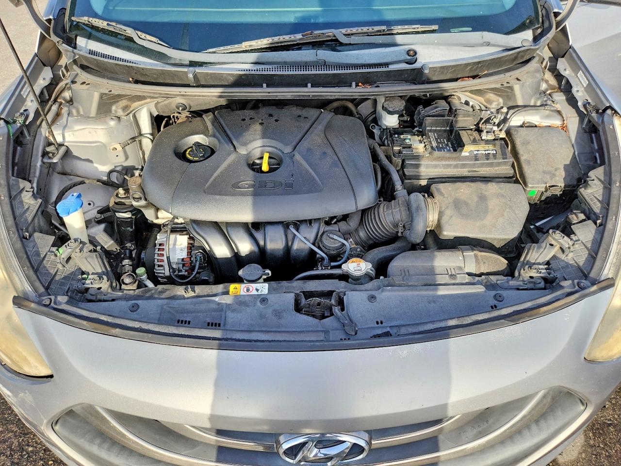 2014 Hyundai Elantra Gt Base Silver vin: KMHD35LH4EU210118