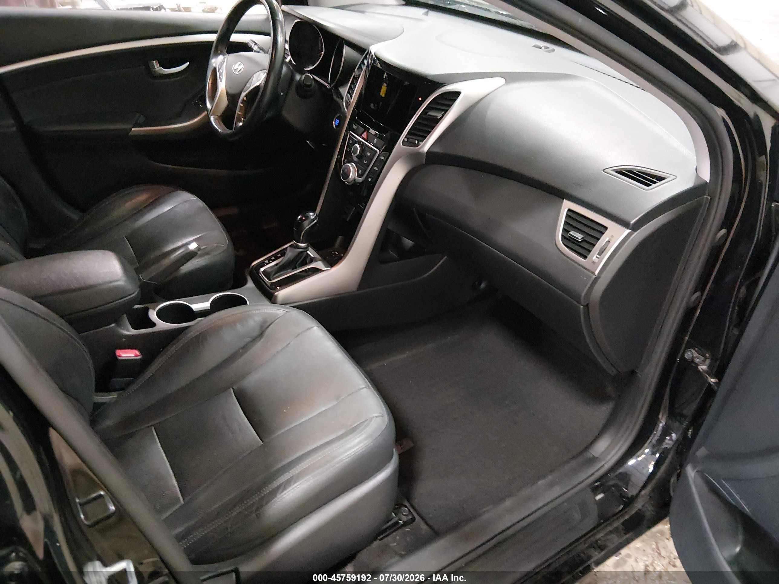 2015 Hyundai Elantra Gt Black vin: KMHD35LH4FU250443