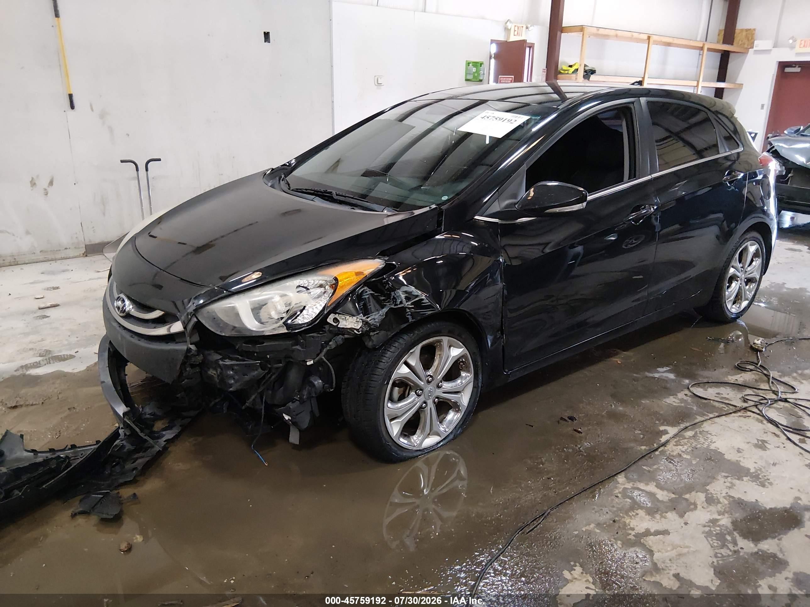 2015 Hyundai Elantra Gt Black vin: KMHD35LH4FU250443