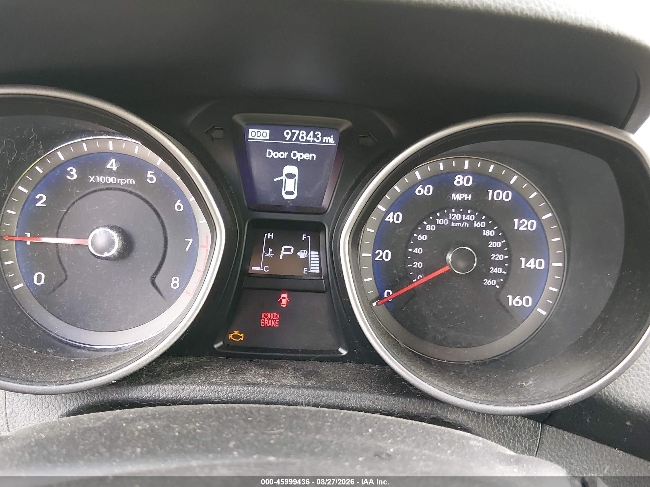 2014 Hyundai Elantra Gt   Gray vin: KMHD35LH5EU158563